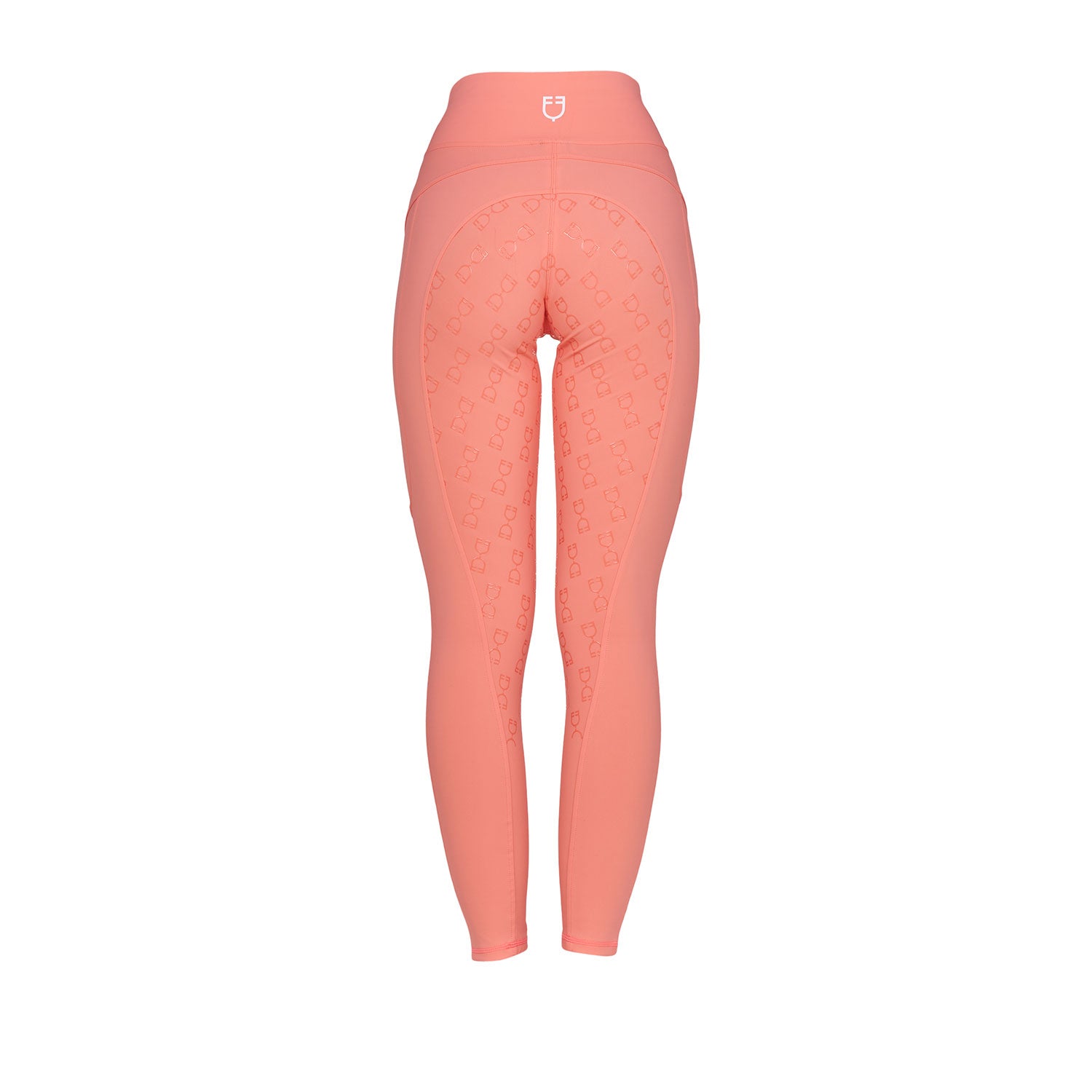 Equestro Leggings Donna Slim Fit Inserti Micro Mesh