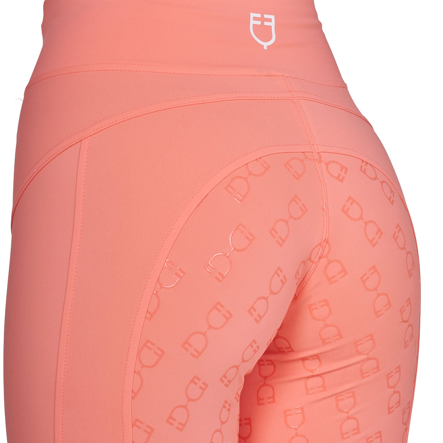 Equestro Leggings Donna Slim Fit Inserti Micro Mesh
