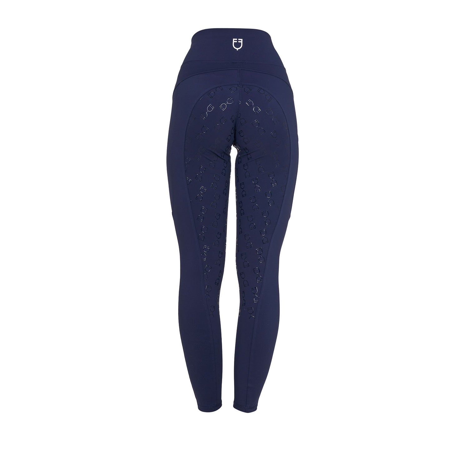Equestro Leggings Donna Slim Fit Inserti Micro Mesh