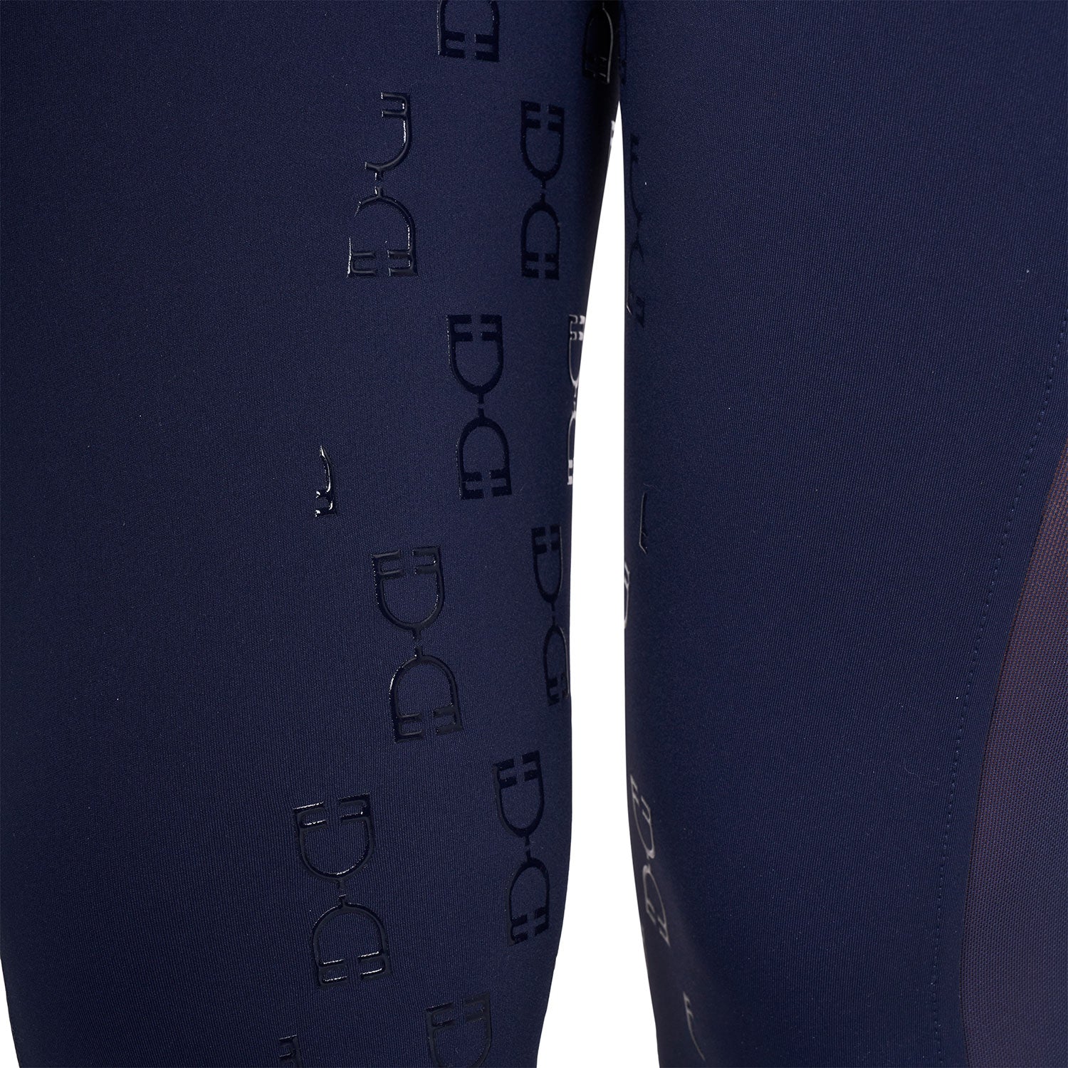 Equestro Leggings Donna Slim Fit Inserti Micro Mesh