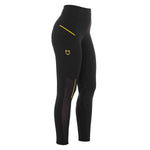 Equestro Leggings Donna Slim Fit Inserti Micro Mesh