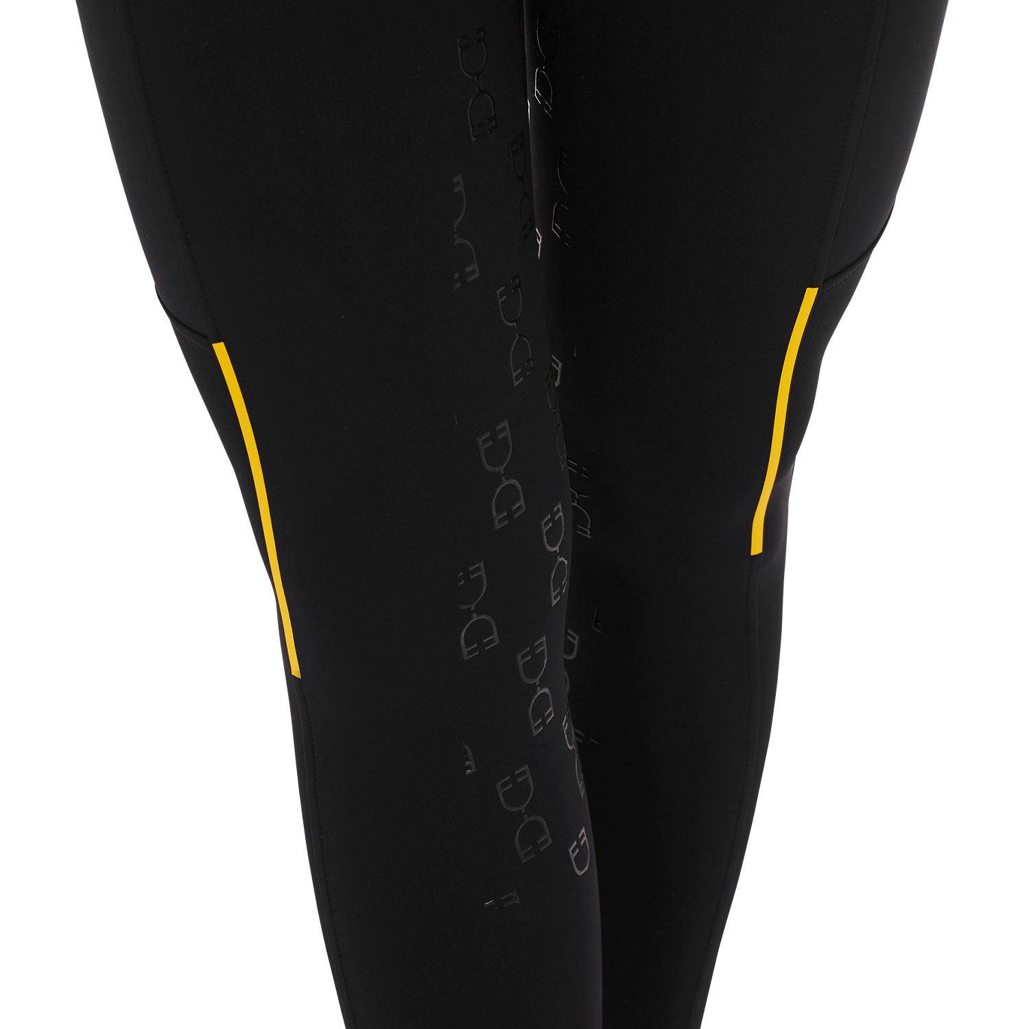 Equestro Leggings Donna Slim Fit Inserti Micro Mesh