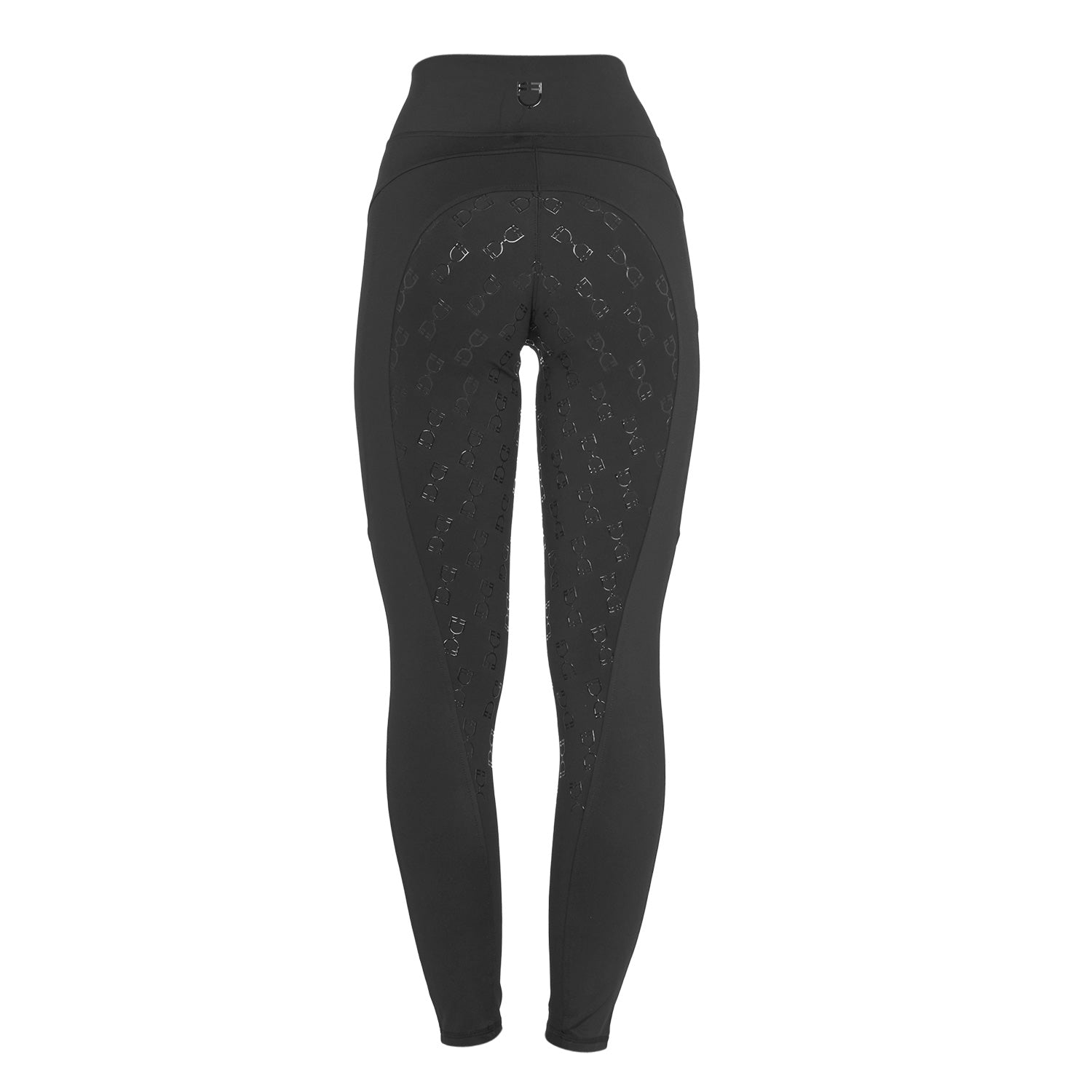 Equestro Leggings Donna Slim Fit Inserti Micro Mesh