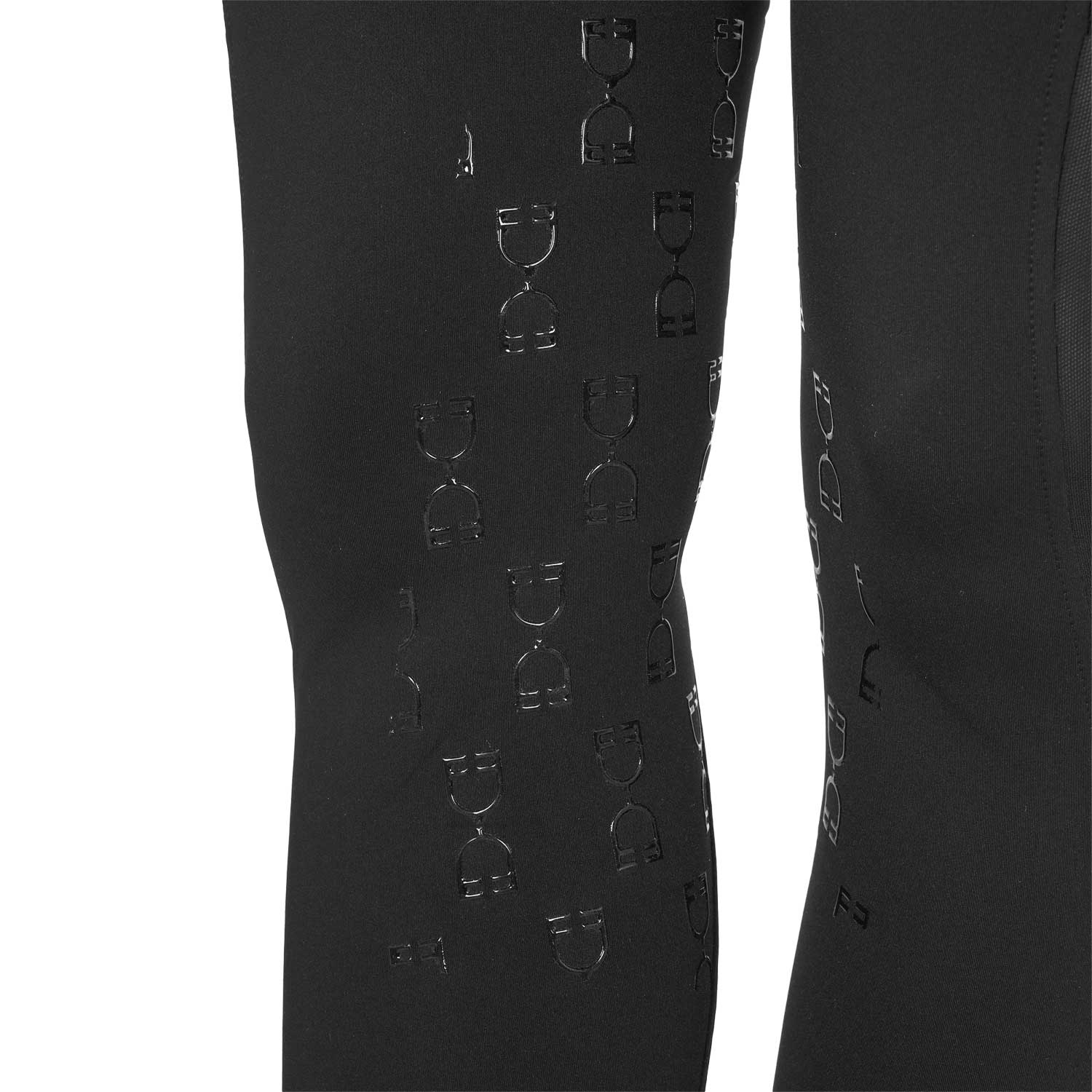 Equestro Leggings Donna Slim Fit Inserti Micro Mesh