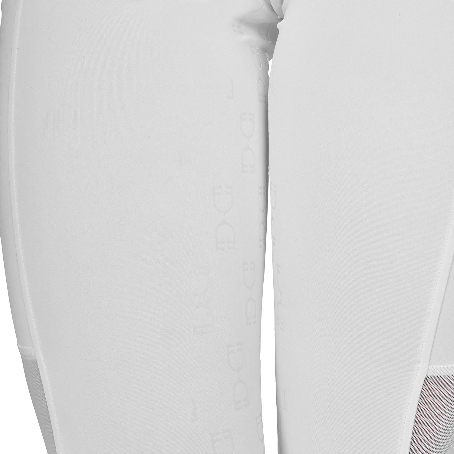 Equestro Leggings Donna Slim Fit Inserti Micro Mesh