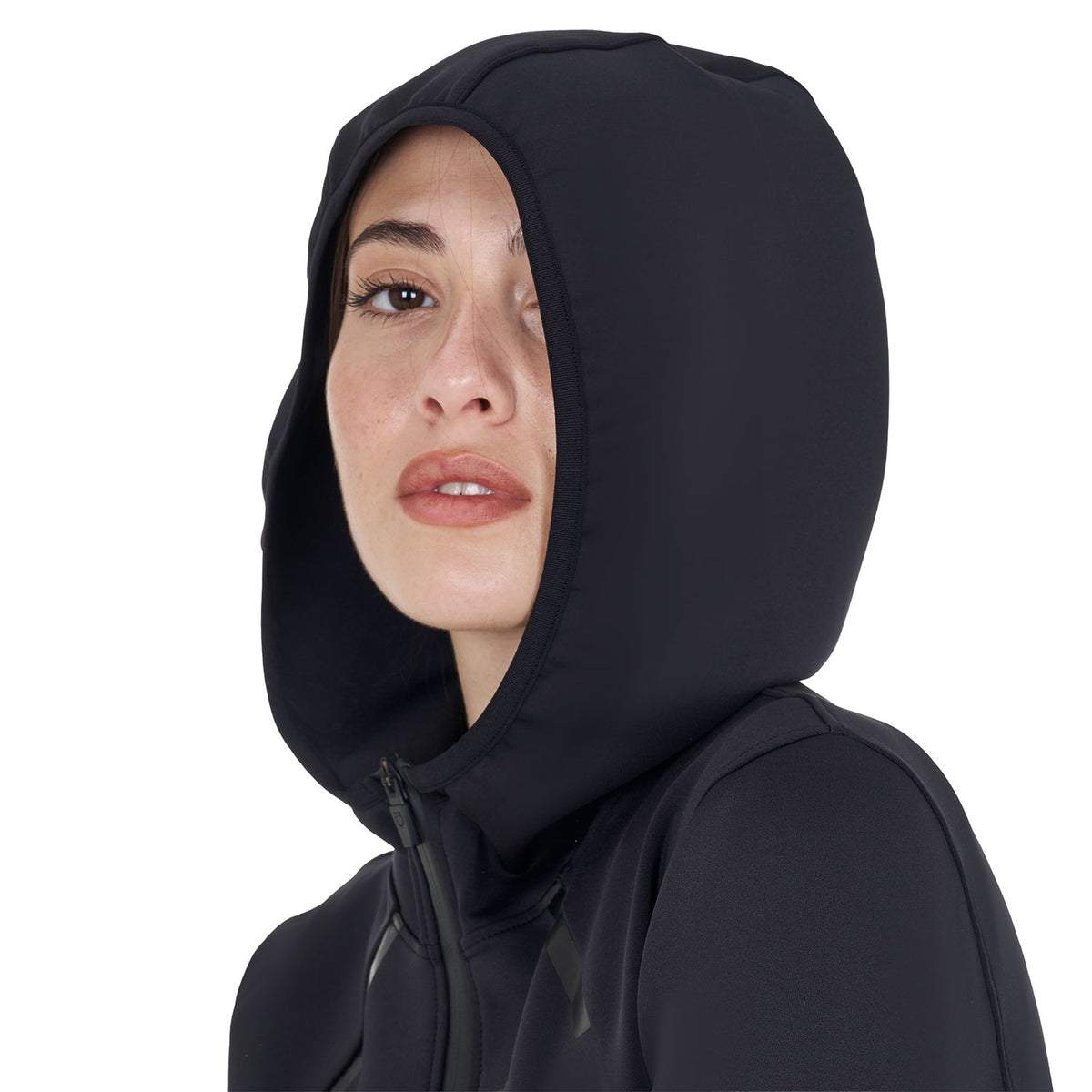 Equestro Felpa Tecnica da Donna in Jersey con Zip
