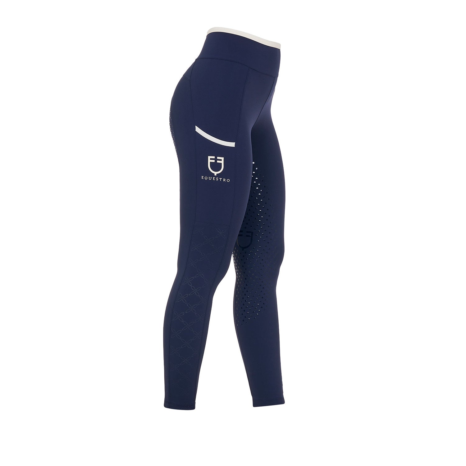 Equestro Leggins Donna con Decorazioni Perforate