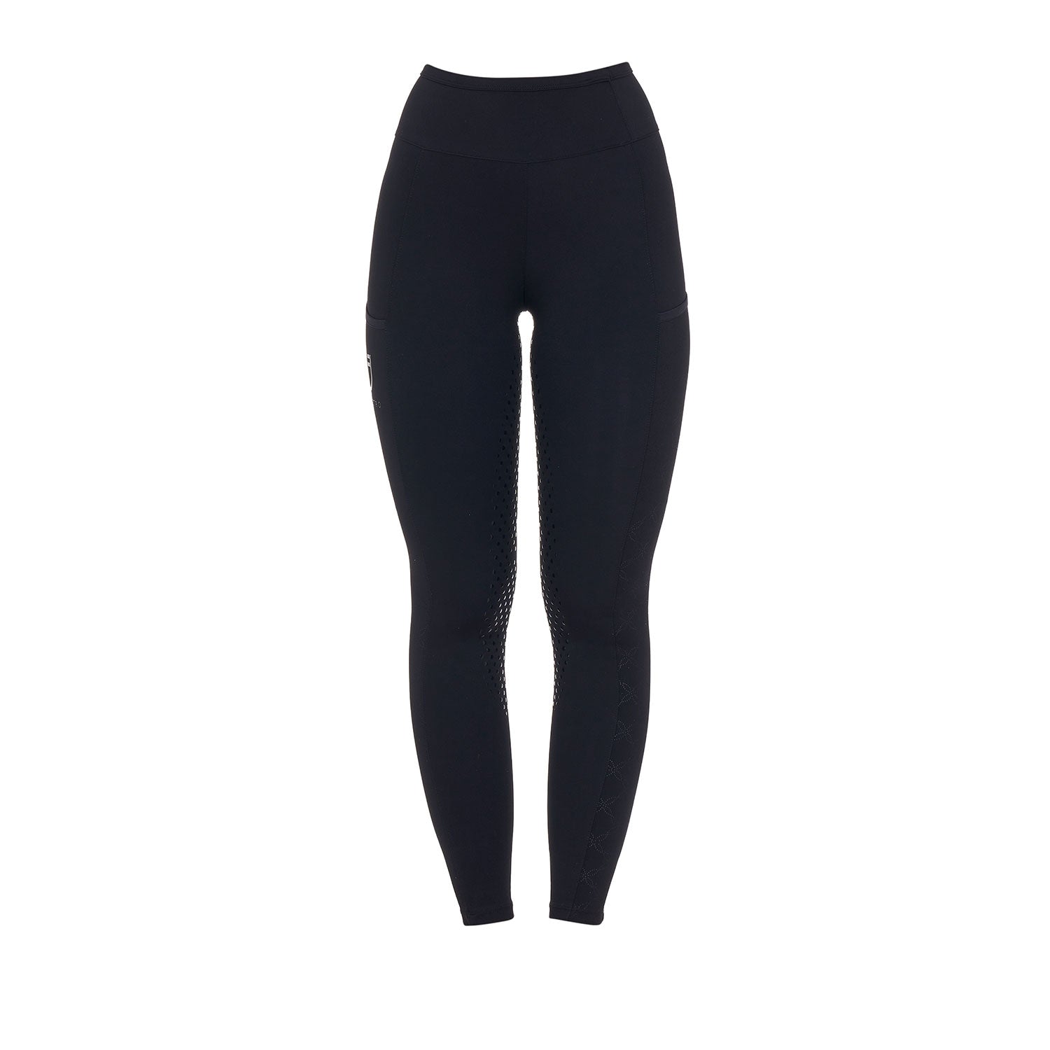 Equestro Leggins Donna con Decorazioni Perforate