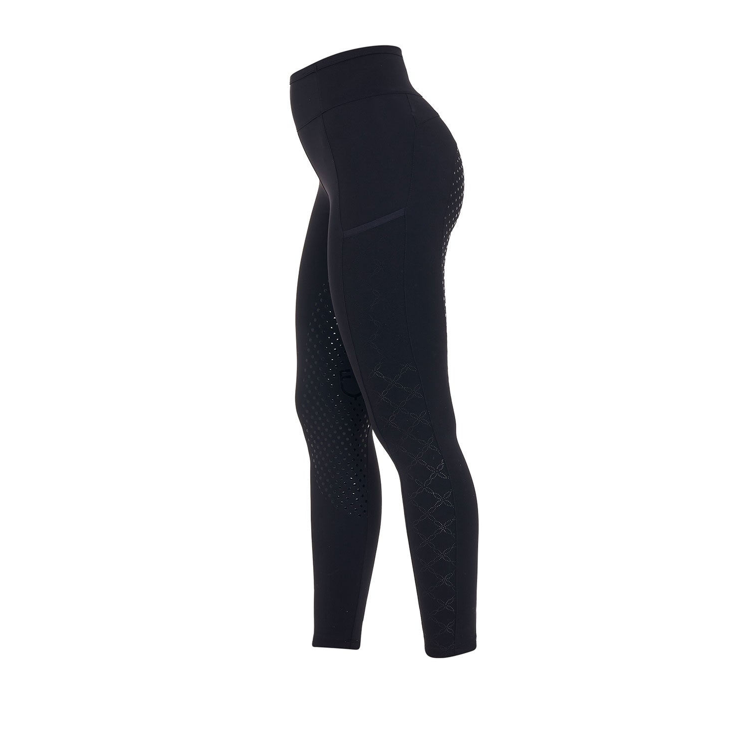 Equestro Leggins Donna con Decorazioni Perforate