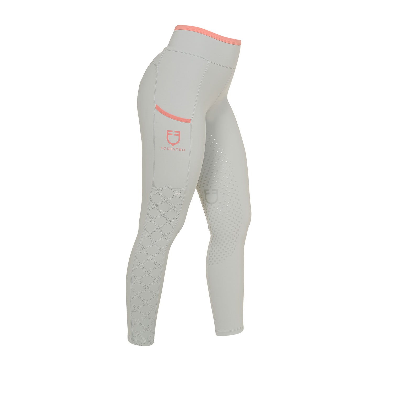 Equestro Leggins Donna con Decorazioni Perforate