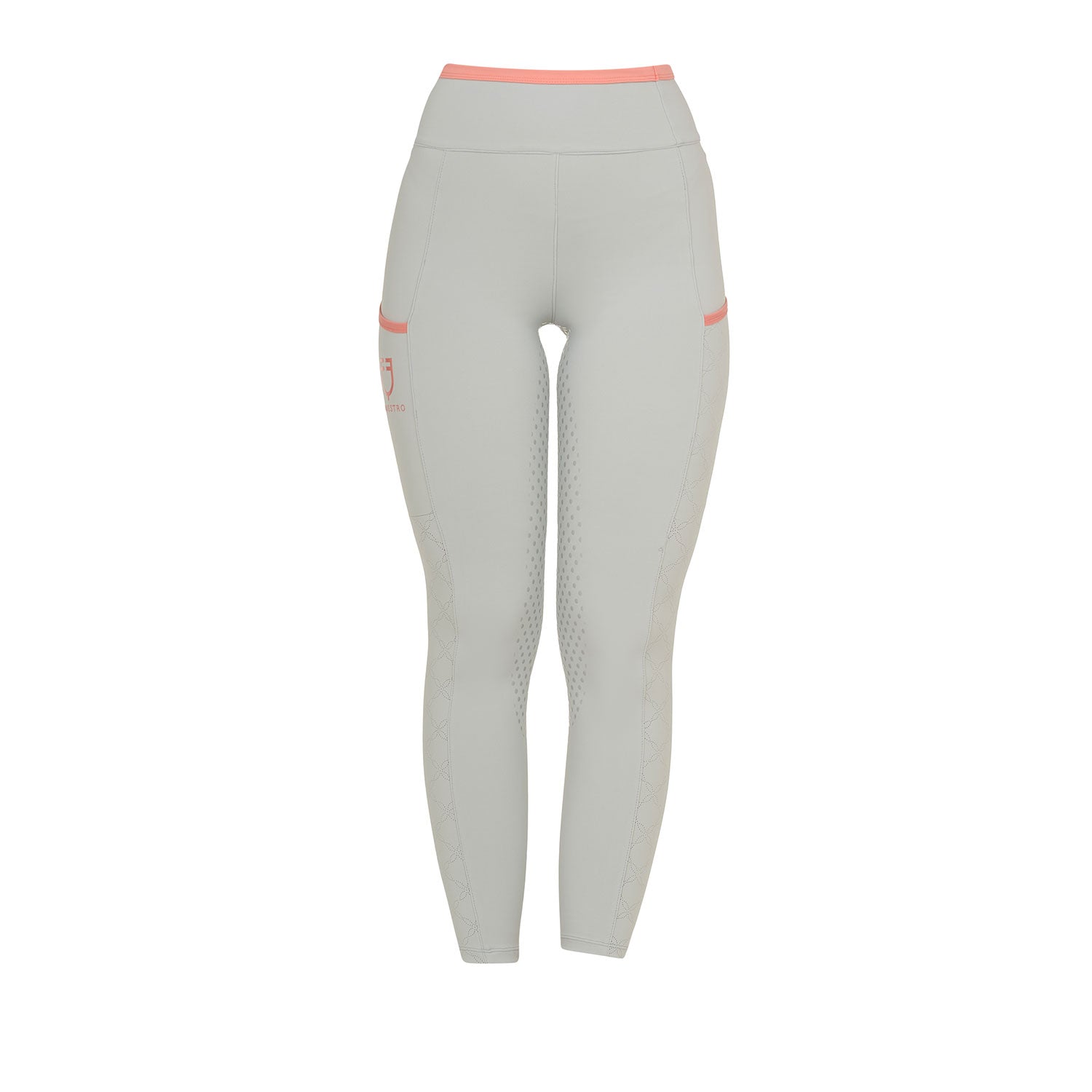 Equestro Leggins Donna con Decorazioni Perforate