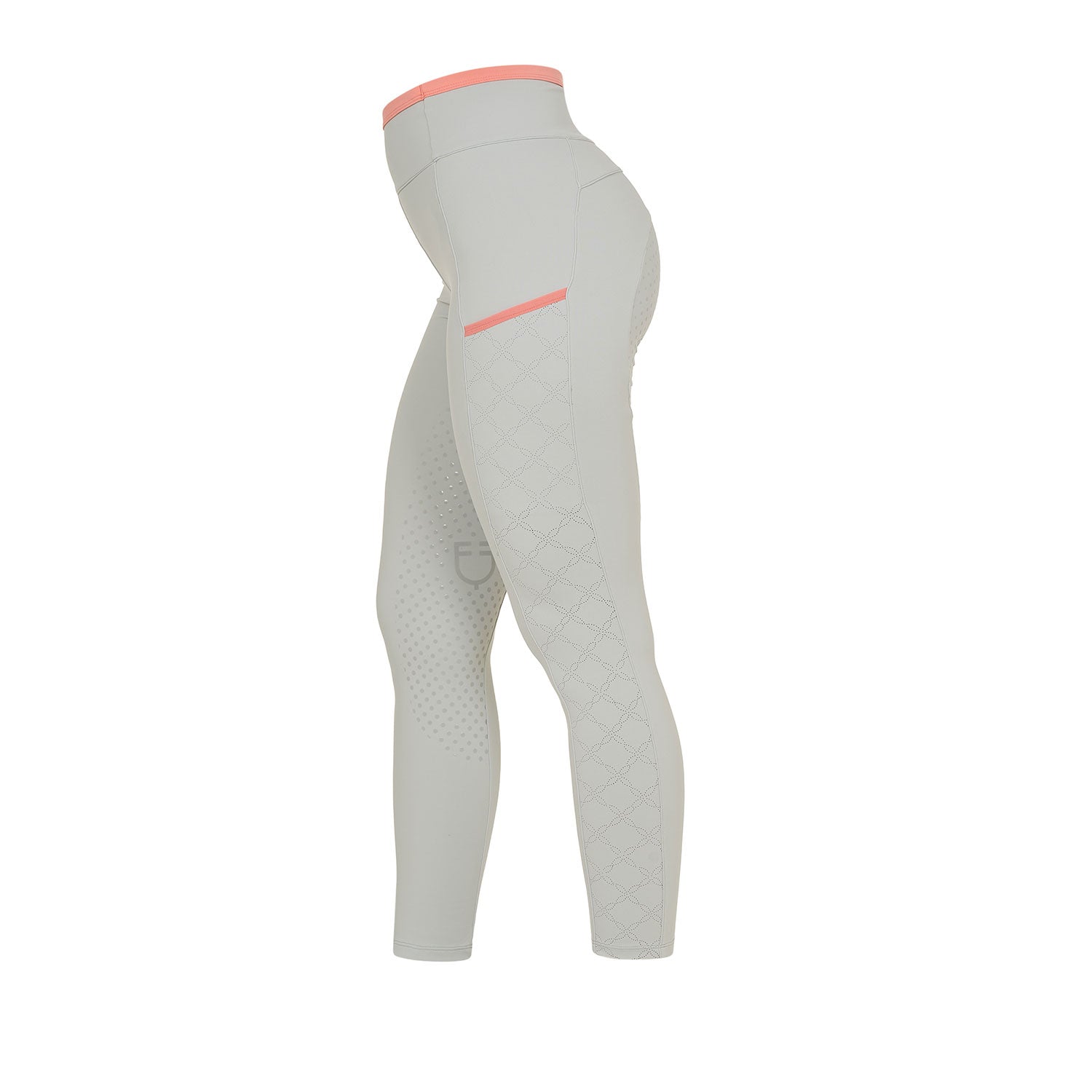 Equestro Leggins Donna con Decorazioni Perforate