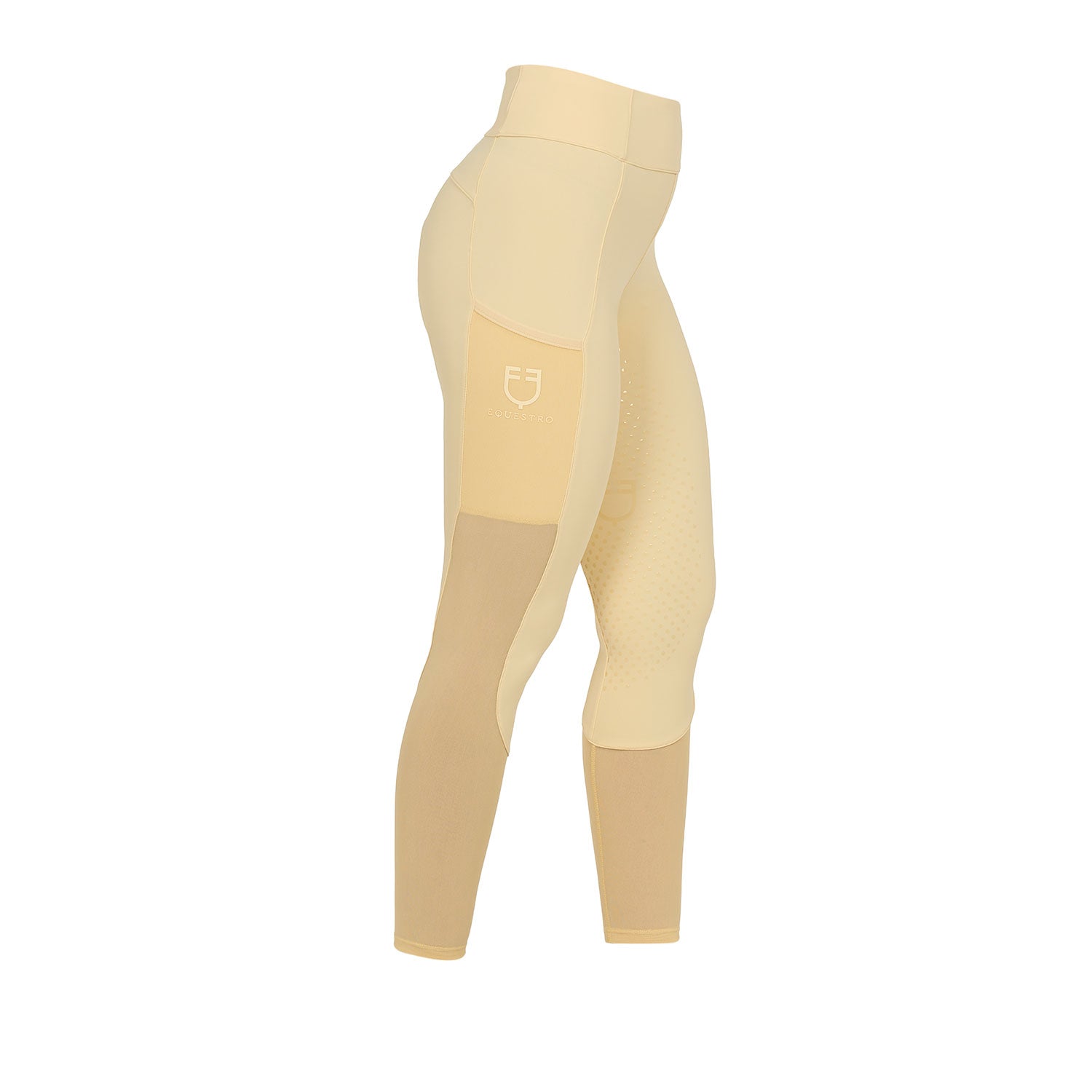 Equestro Leggings Donna Full Grip con Inserti Perforati