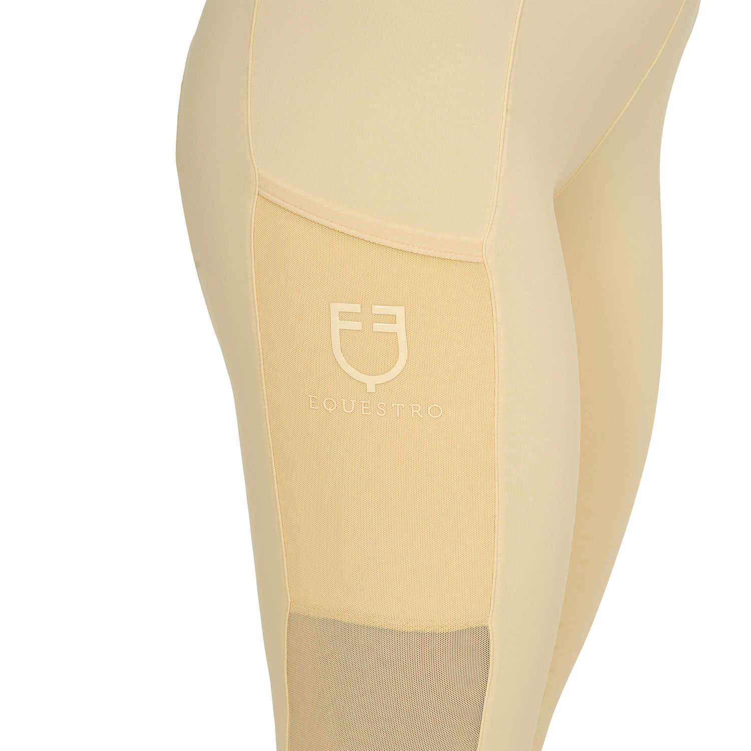 Equestro Leggings Donna Full Grip con Inserti Perforati