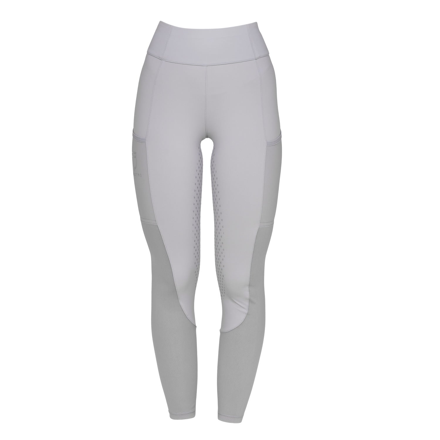 Equestro Leggings Donna Full Grip con Inserti Perforati