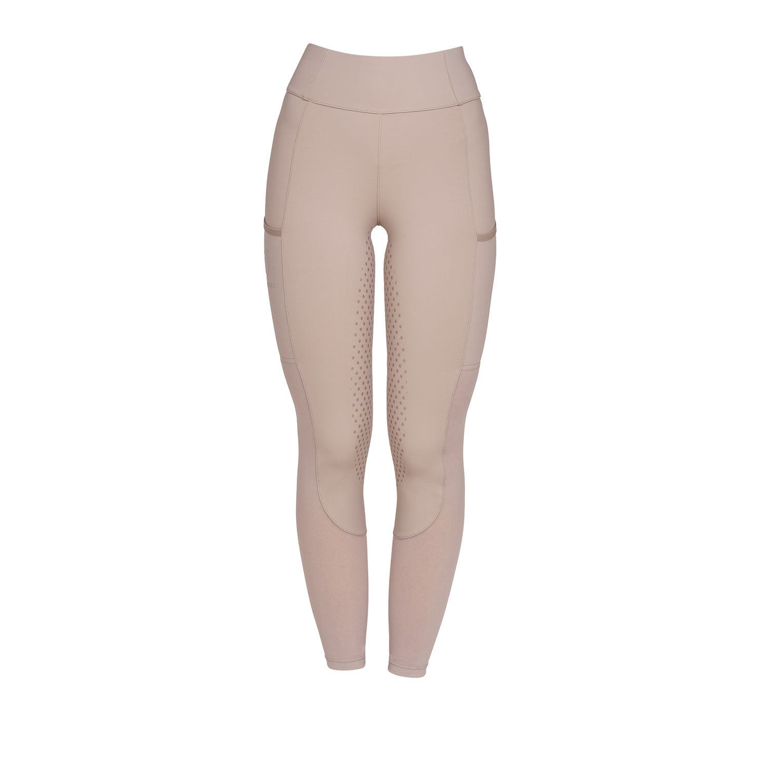 Equestro Leggings Donna Full Grip con Inserti Perforati