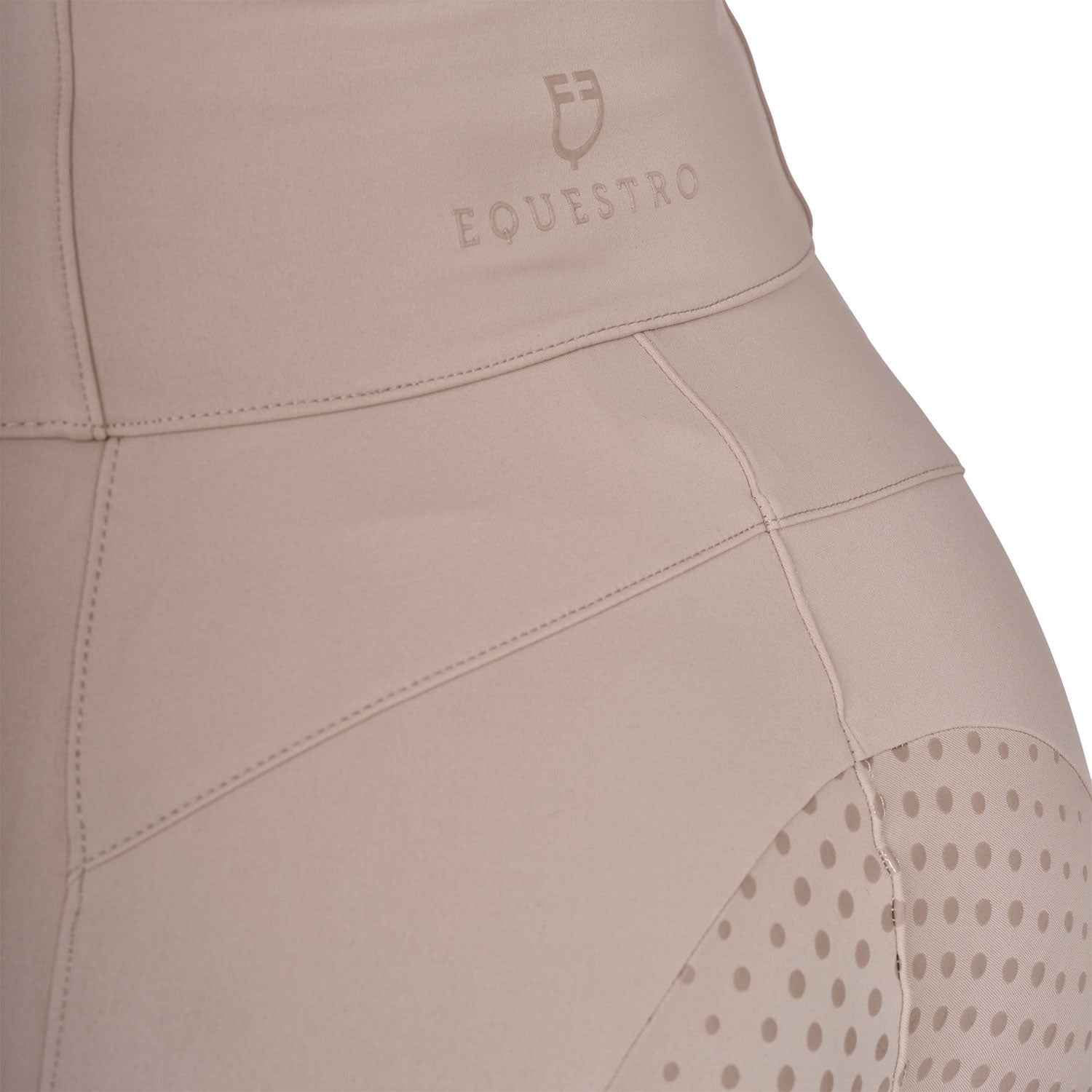 Equestro Leggings Donna Full Grip con Inserti Perforati