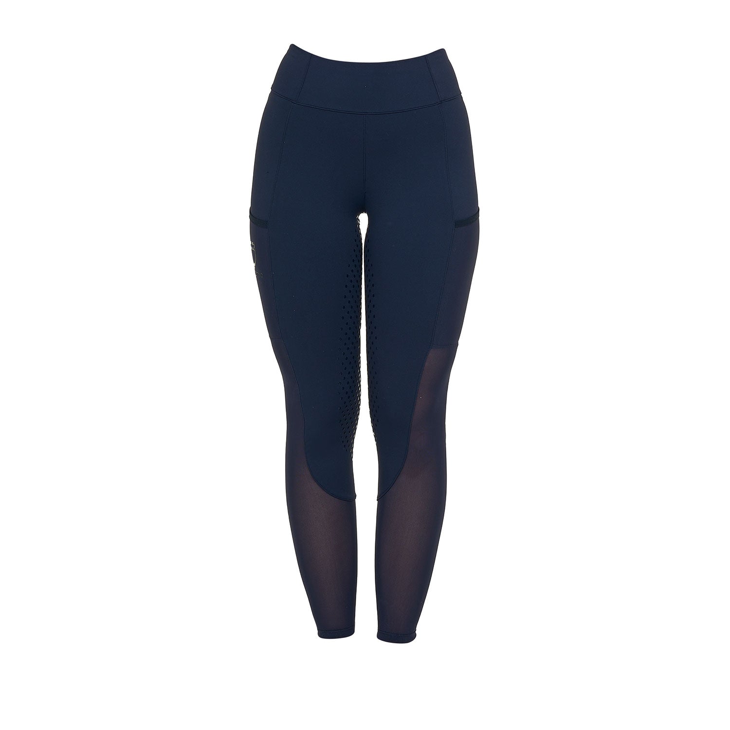 Equestro Leggings Donna Full Grip con Inserti Perforati
