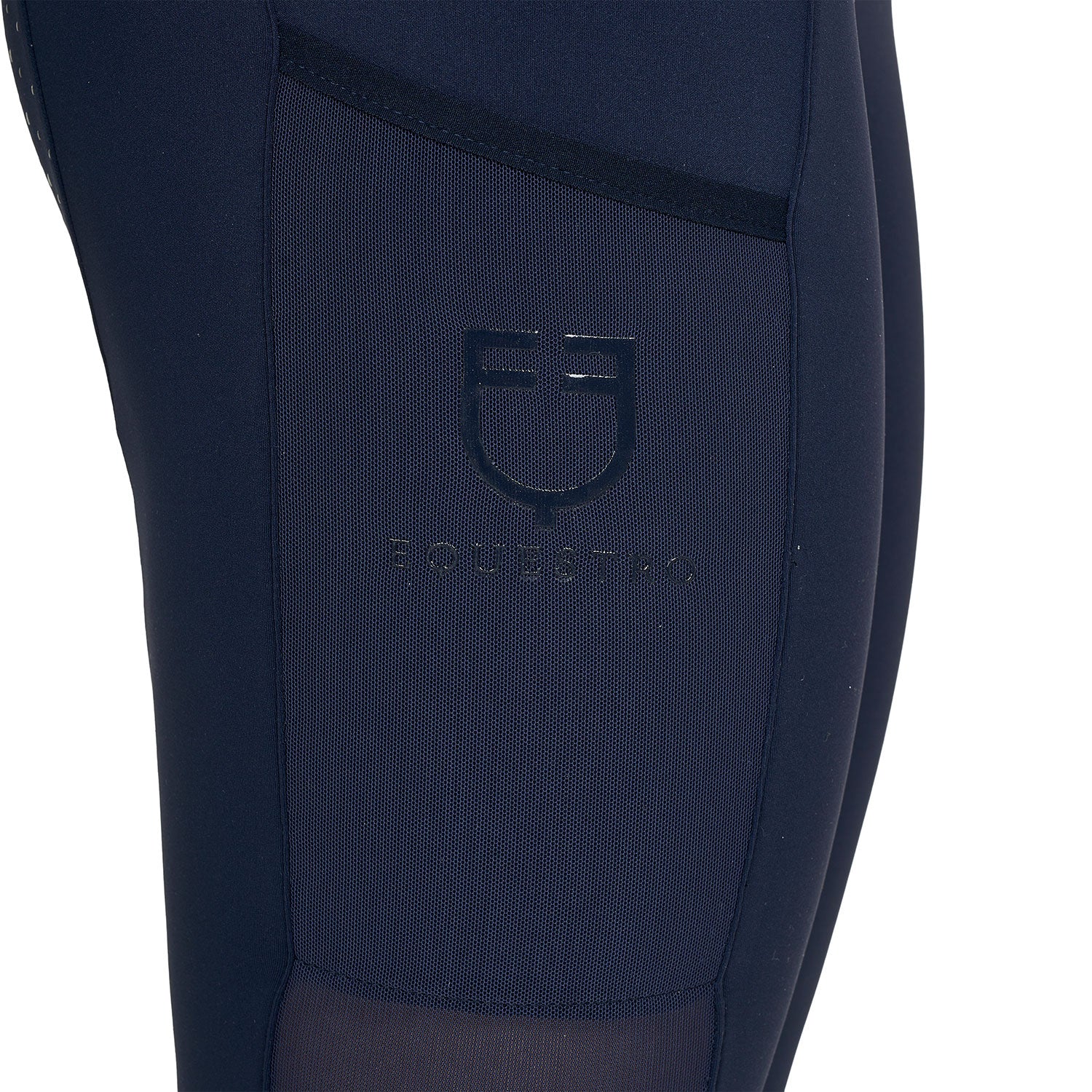 Equestro Leggings Donna Full Grip con Inserti Perforati
