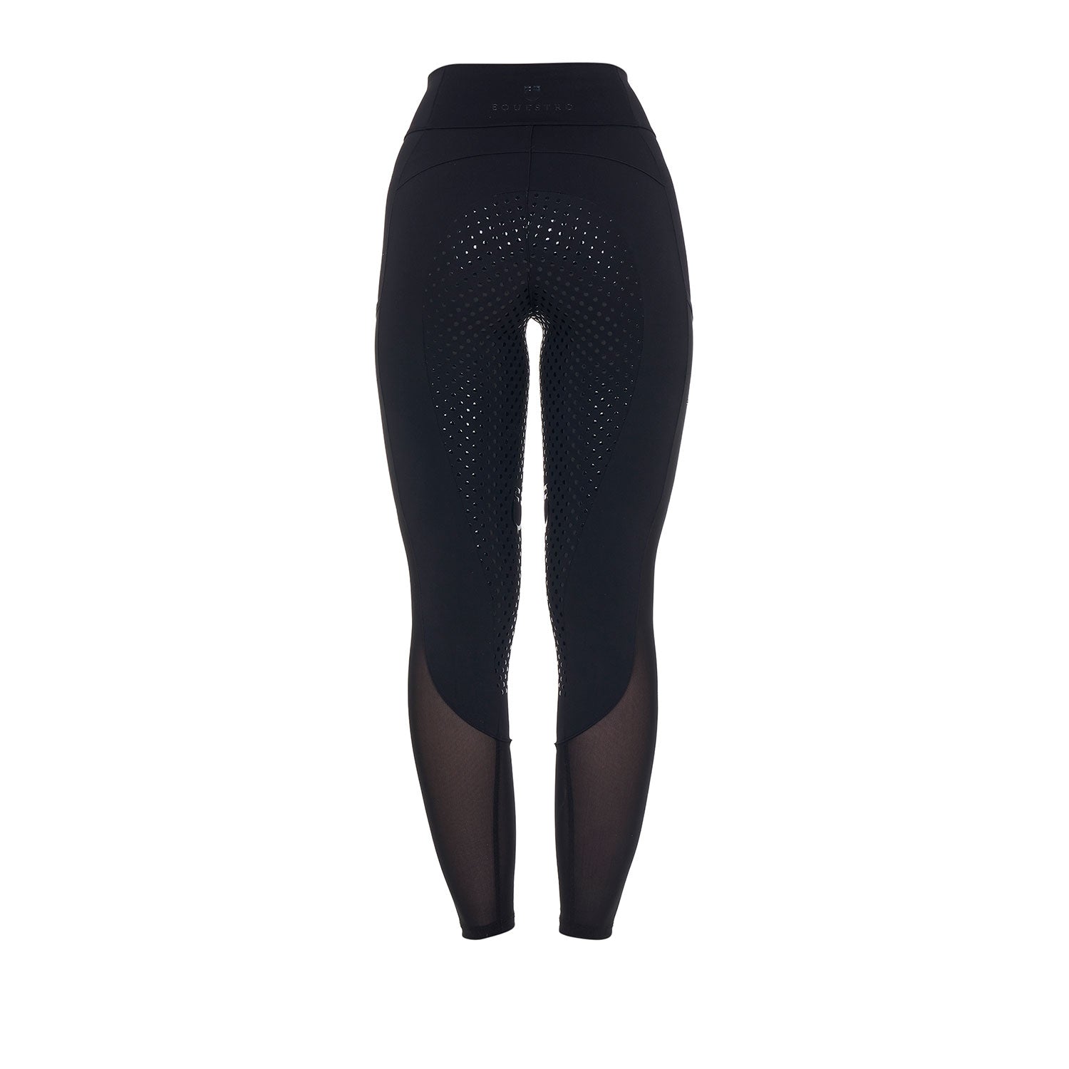 Equestro Leggings Donna Full Grip con Inserti Perforati