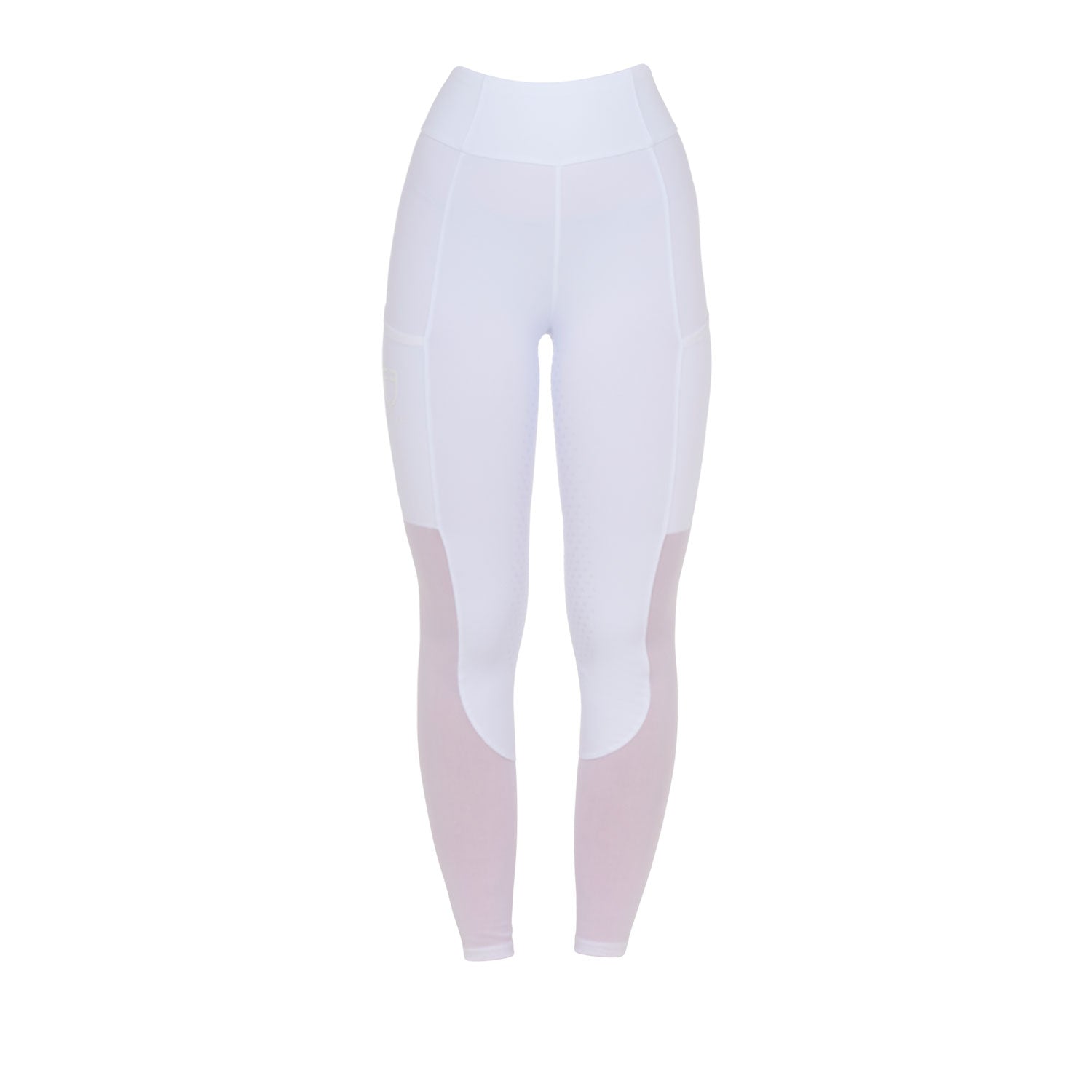 Equestro Leggings Donna Full Grip con Inserti Perforati