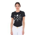 Equestro T Shirt Donna Eq in Cotone
