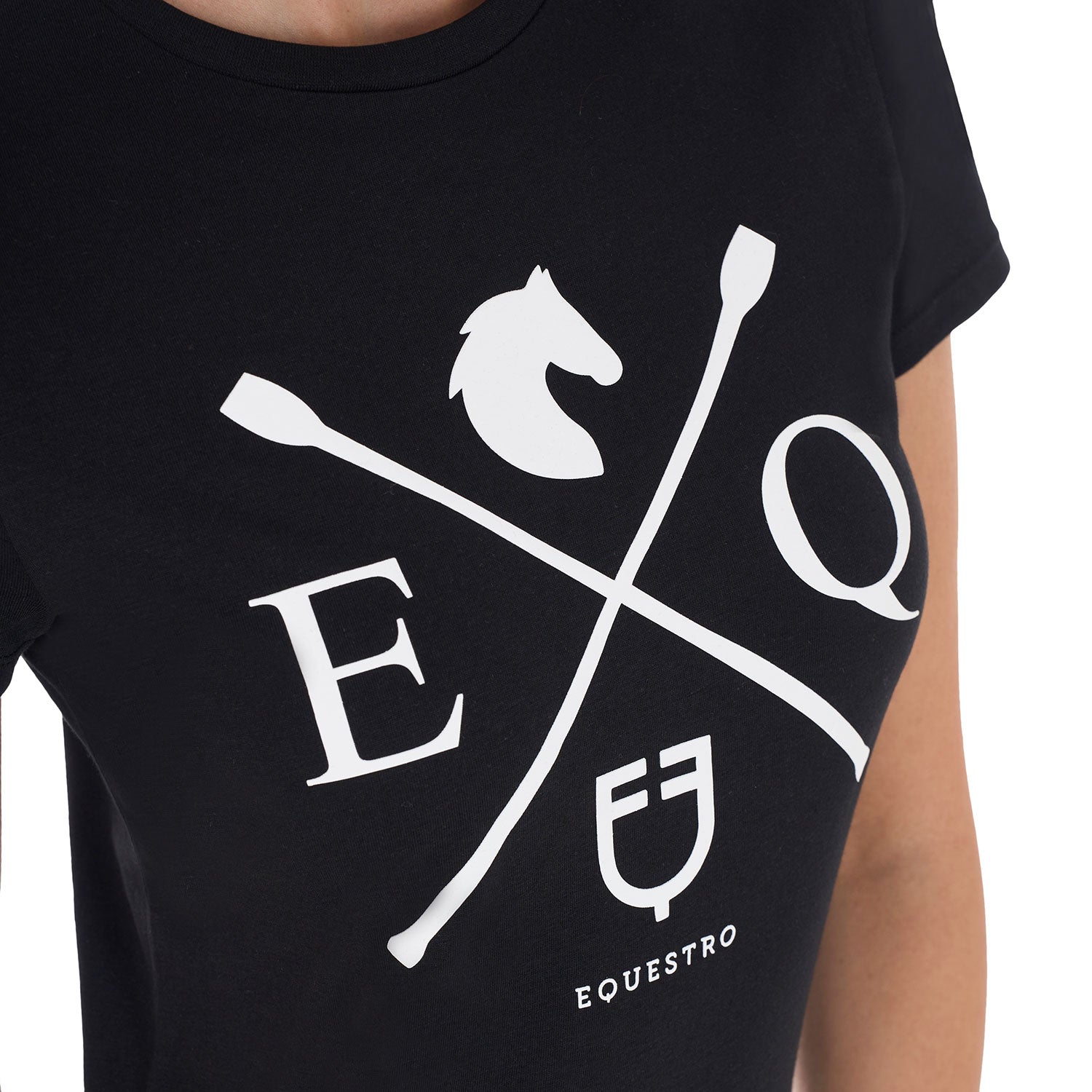 Equestro T Shirt Donna Eq in Cotone