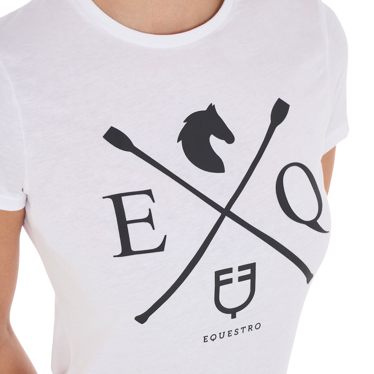 Equestro T Shirt Donna Eq in Cotone
