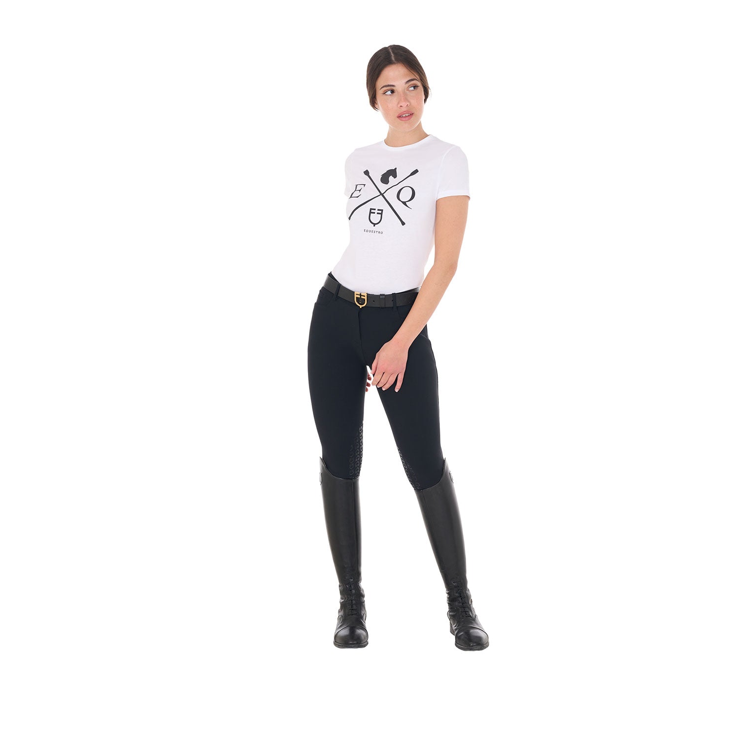 Equestro T Shirt Donna Eq in Cotone