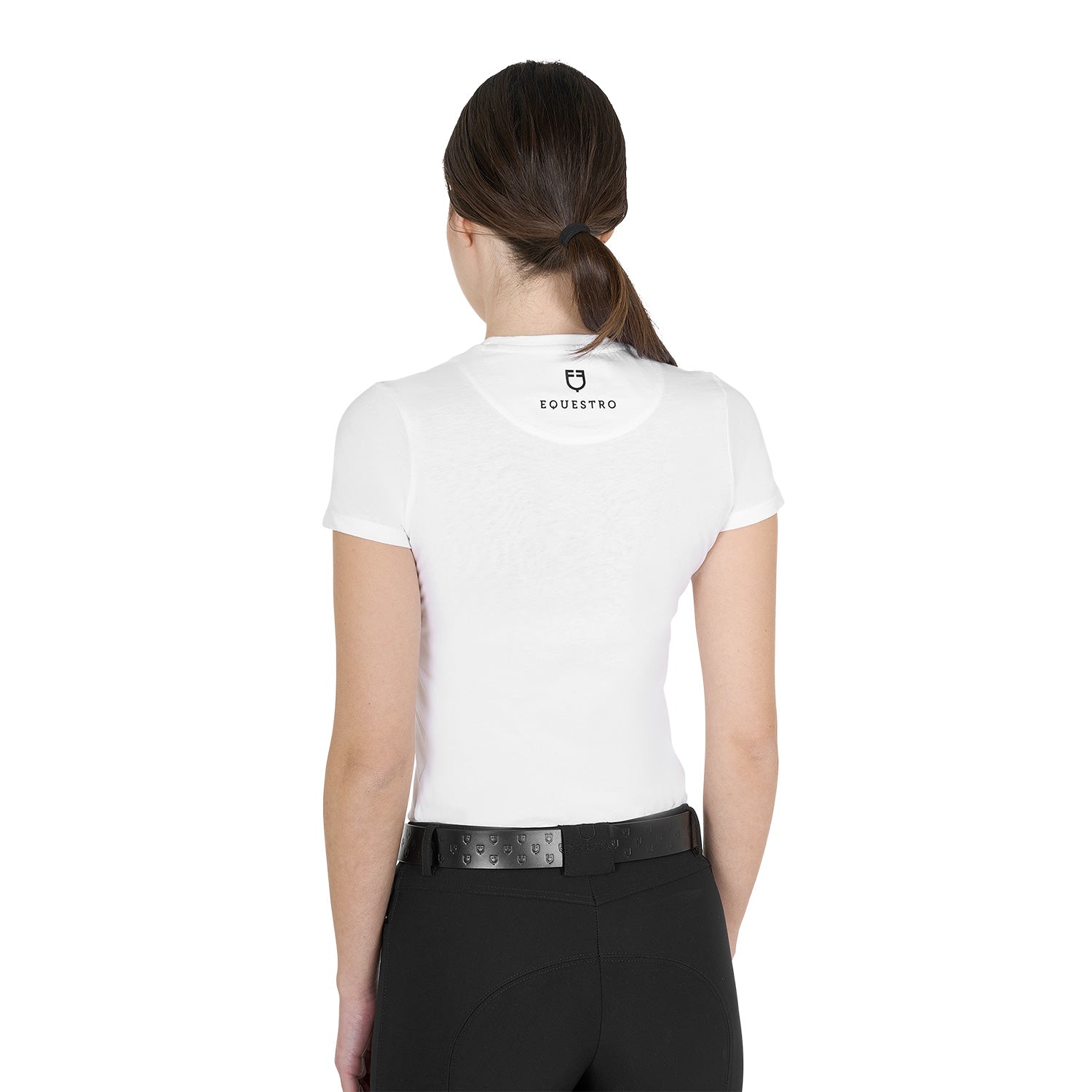 Equestro T Shirt Donna Head in The Clouds Cotone