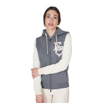 Equestro Felpa Donna Eq Bicolore con Zip Frontale