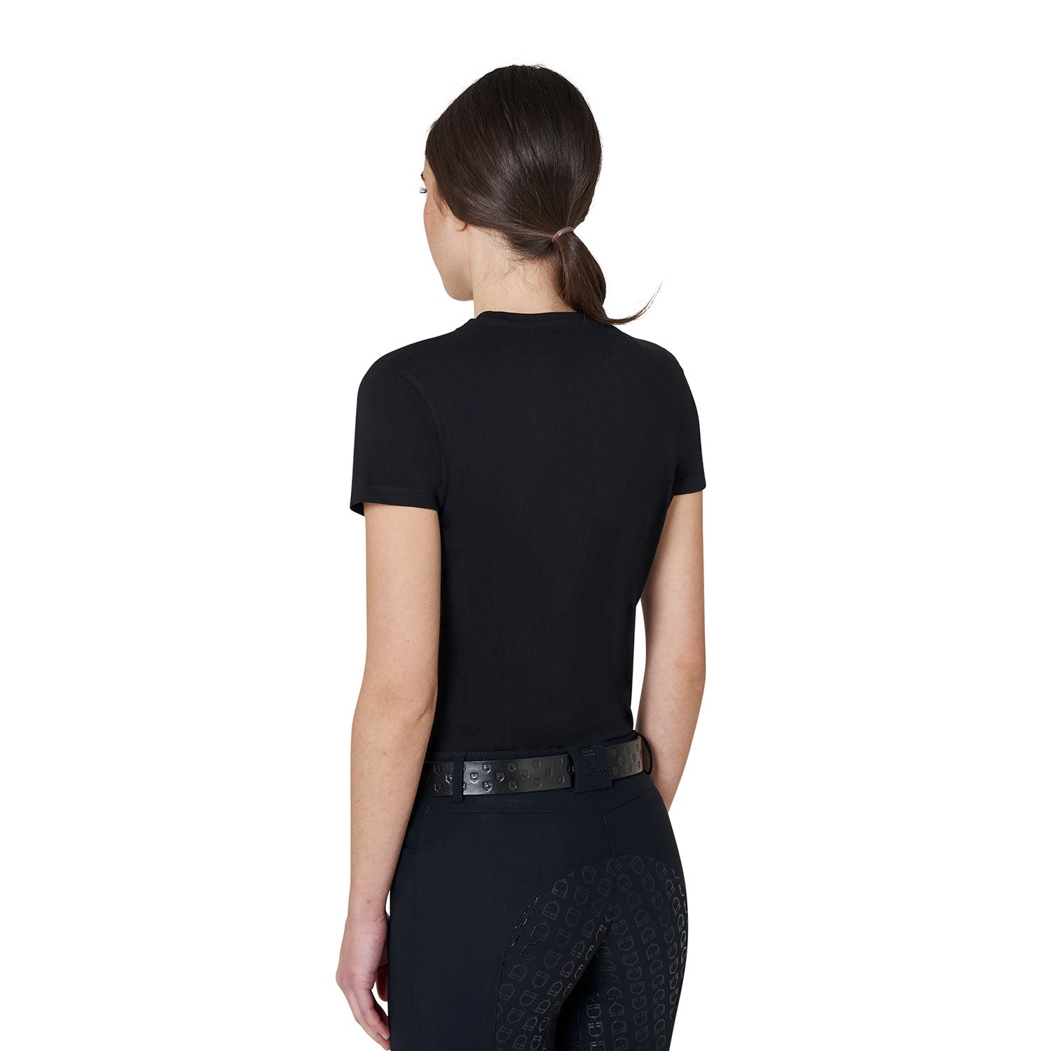Equestro T Shirt Donna Lamina Horse Club in Cotone