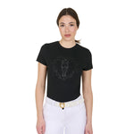 Equestro T Shirt Donna Wild Heart in Cotone