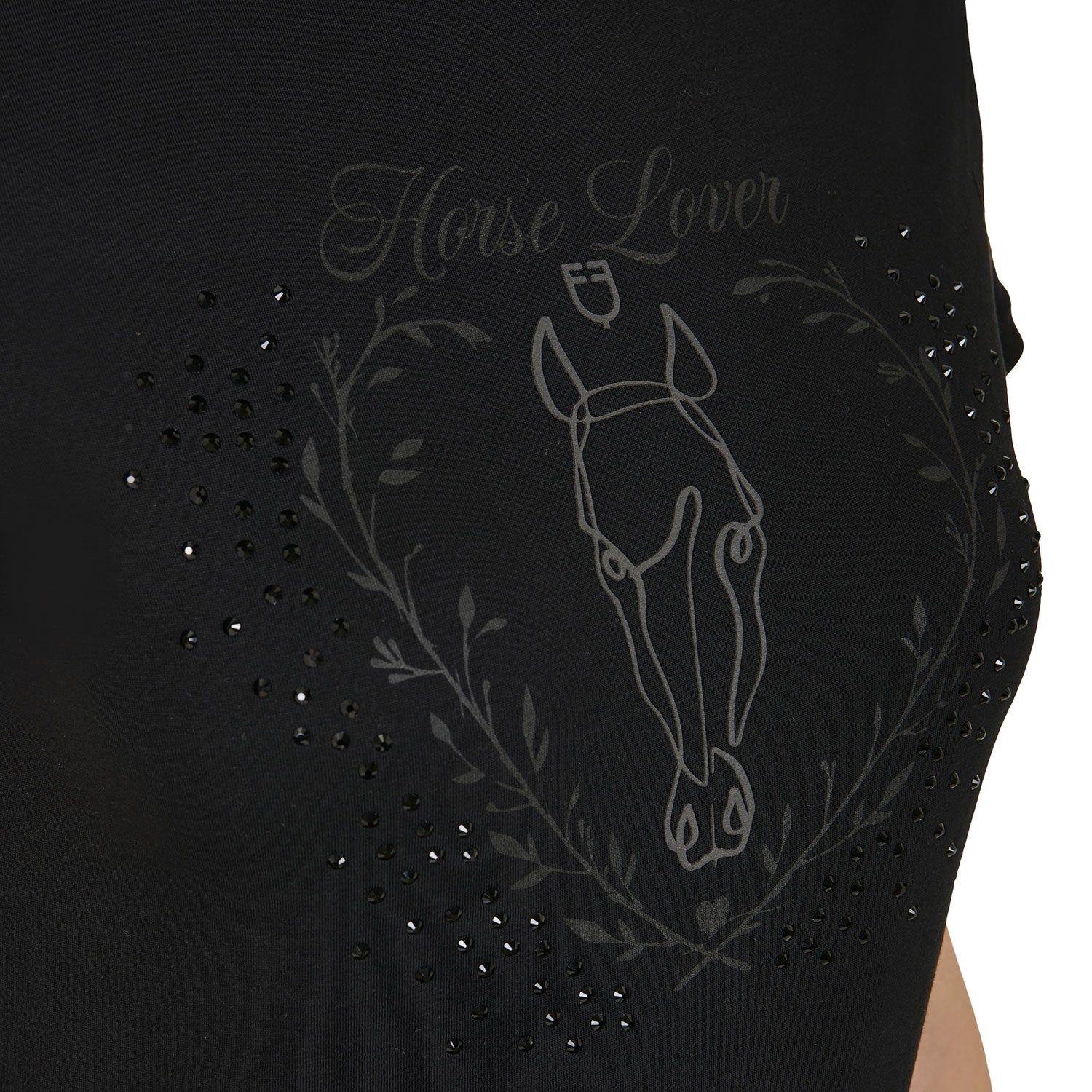 Equestro T Shirt Donna Wild Heart in Cotone