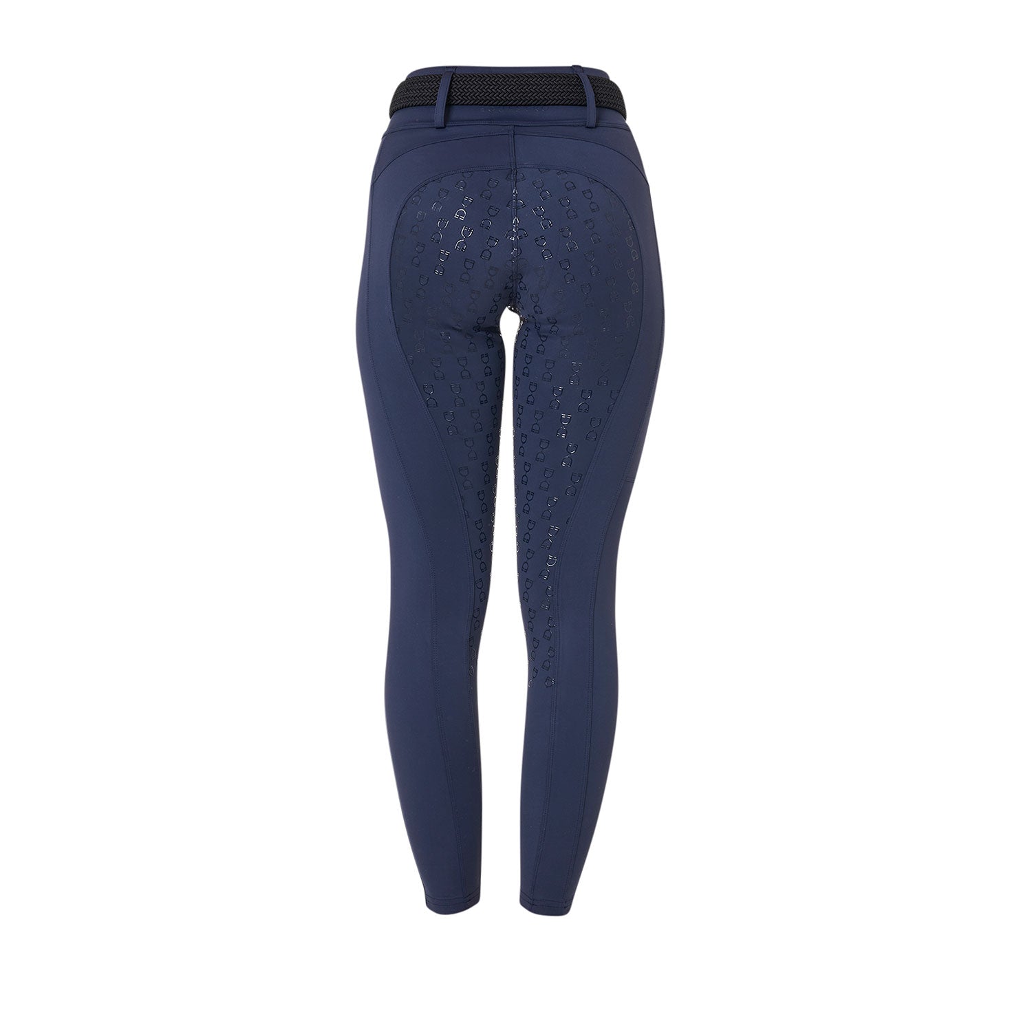 Equestro Leggings Donna a Vita Alta con Passanti