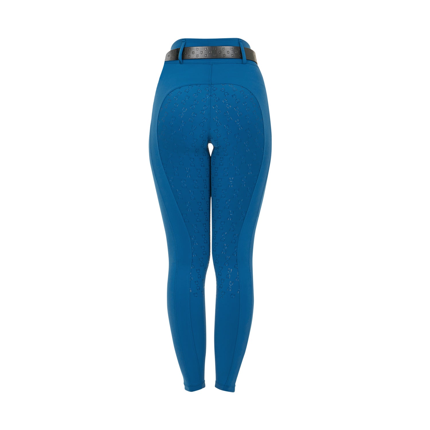 Equestro Leggings Donna a Vita Alta con Passanti
