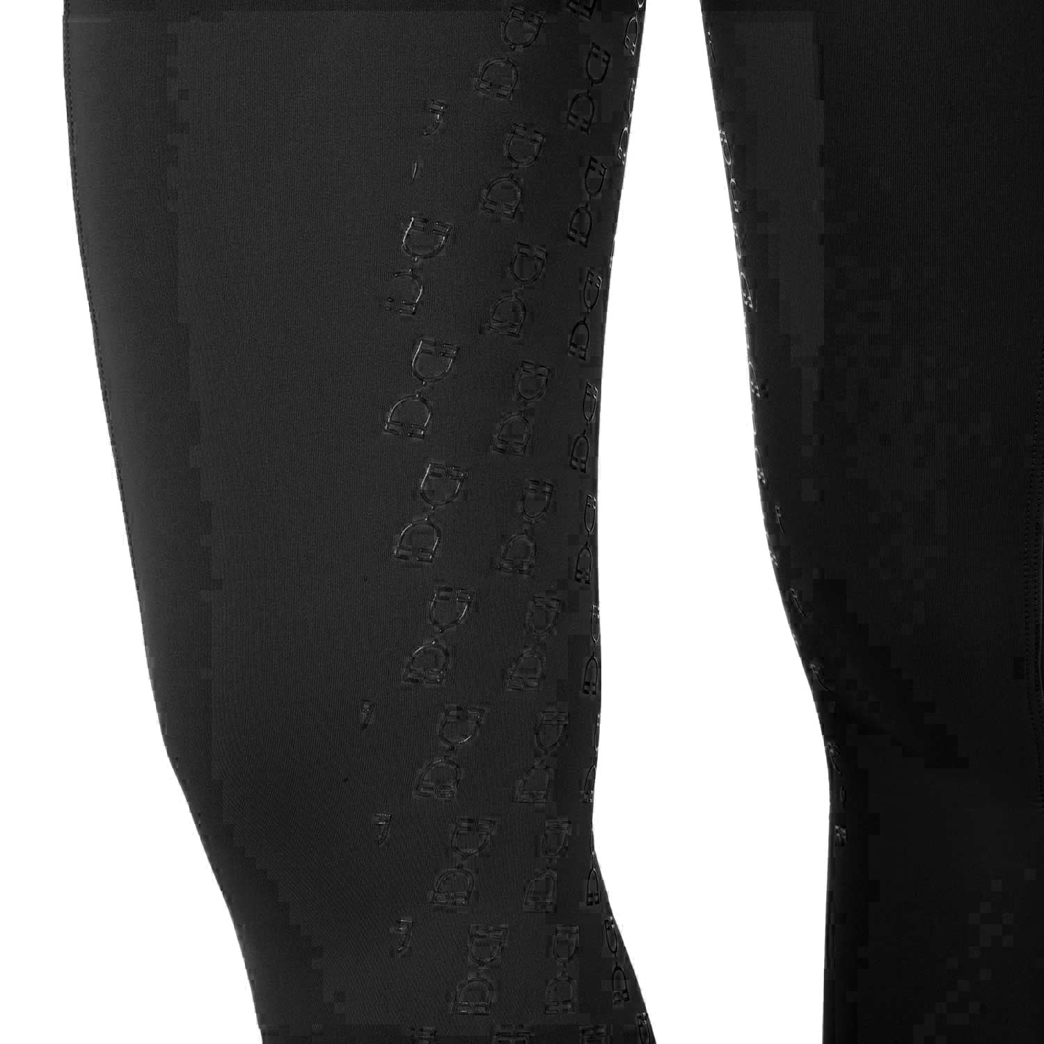 Equestro Leggings Donna a Vita Alta con Passanti