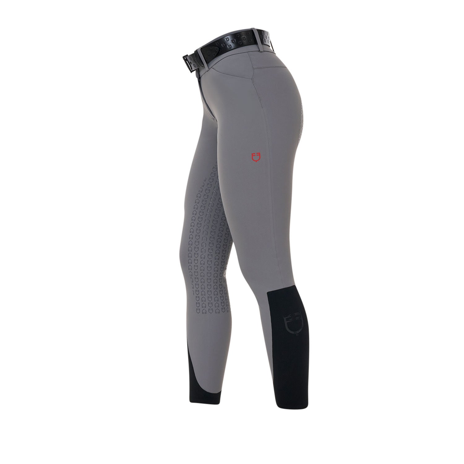 Equestro Pantalone Slim Fit Donna Vita Alta Ridertechnology Full Grip