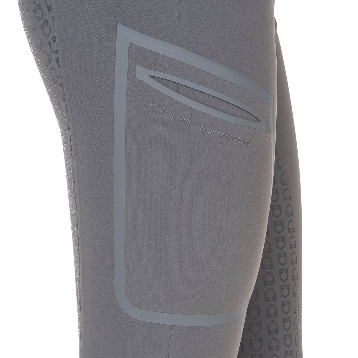 Equestro Pantalone Slim Fit Donna Vita Alta Ridertechnology Full Grip