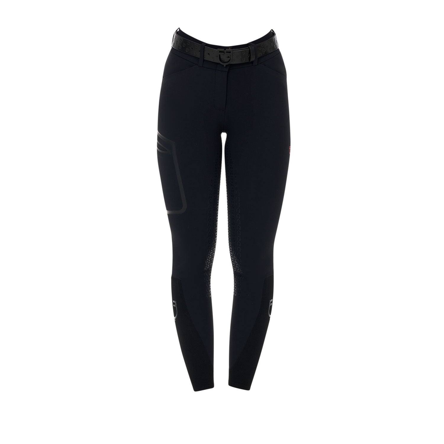 Equestro Pantalone Slim Fit Donna Vita Alta Ridertechnology Full Grip