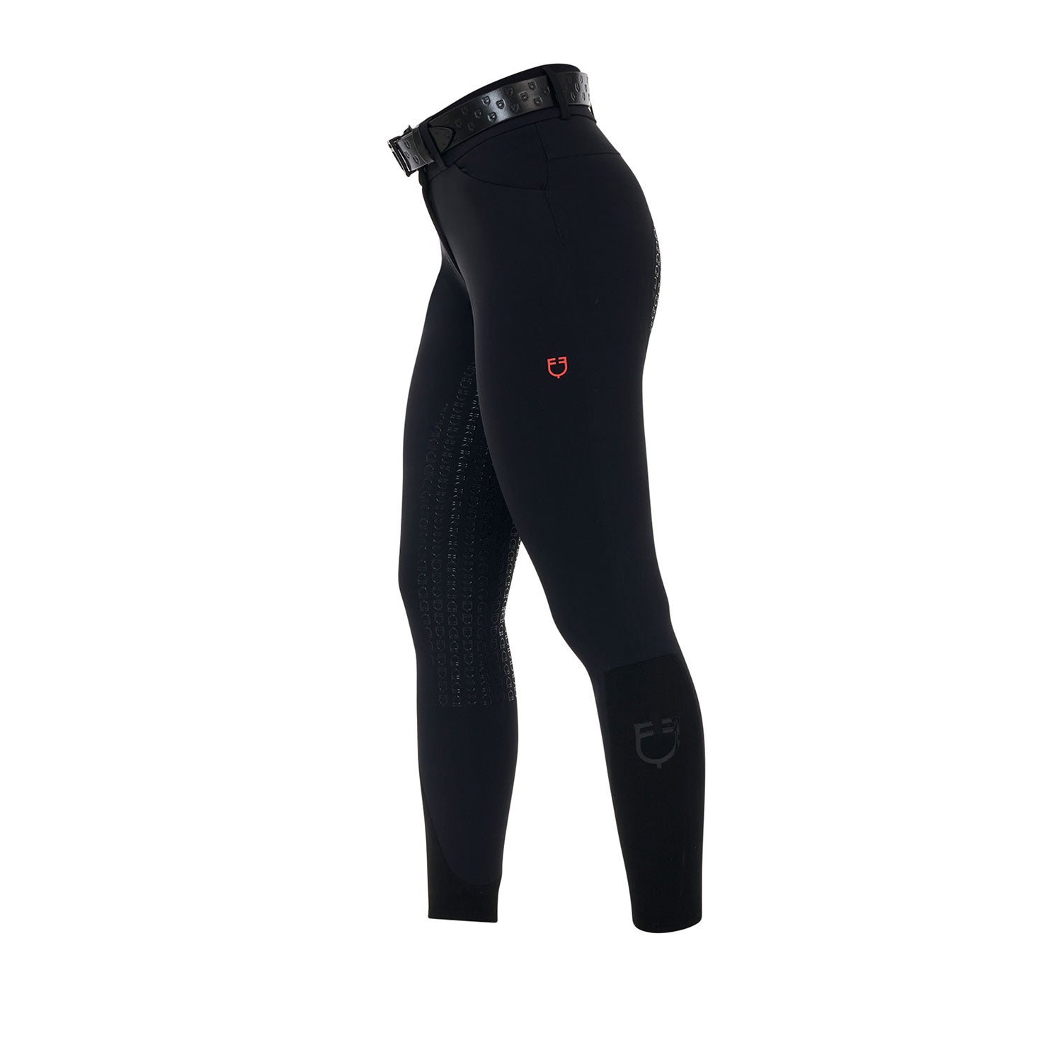 Equestro Pantalone Slim Fit Donna Vita Alta Ridertechnology Full Grip