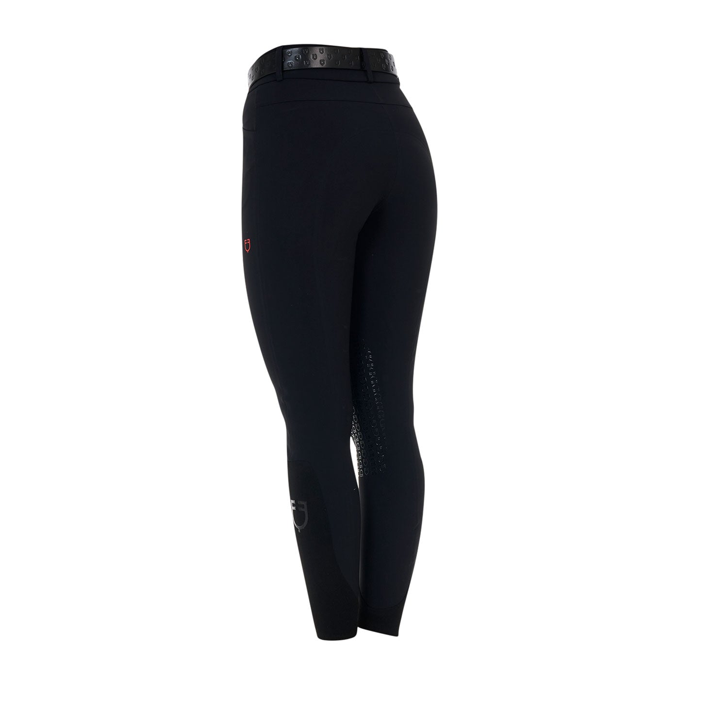 Equestro Pantalone Slim Fit Donna Vita Alta Ridertechnology Cuciture Termosaldate