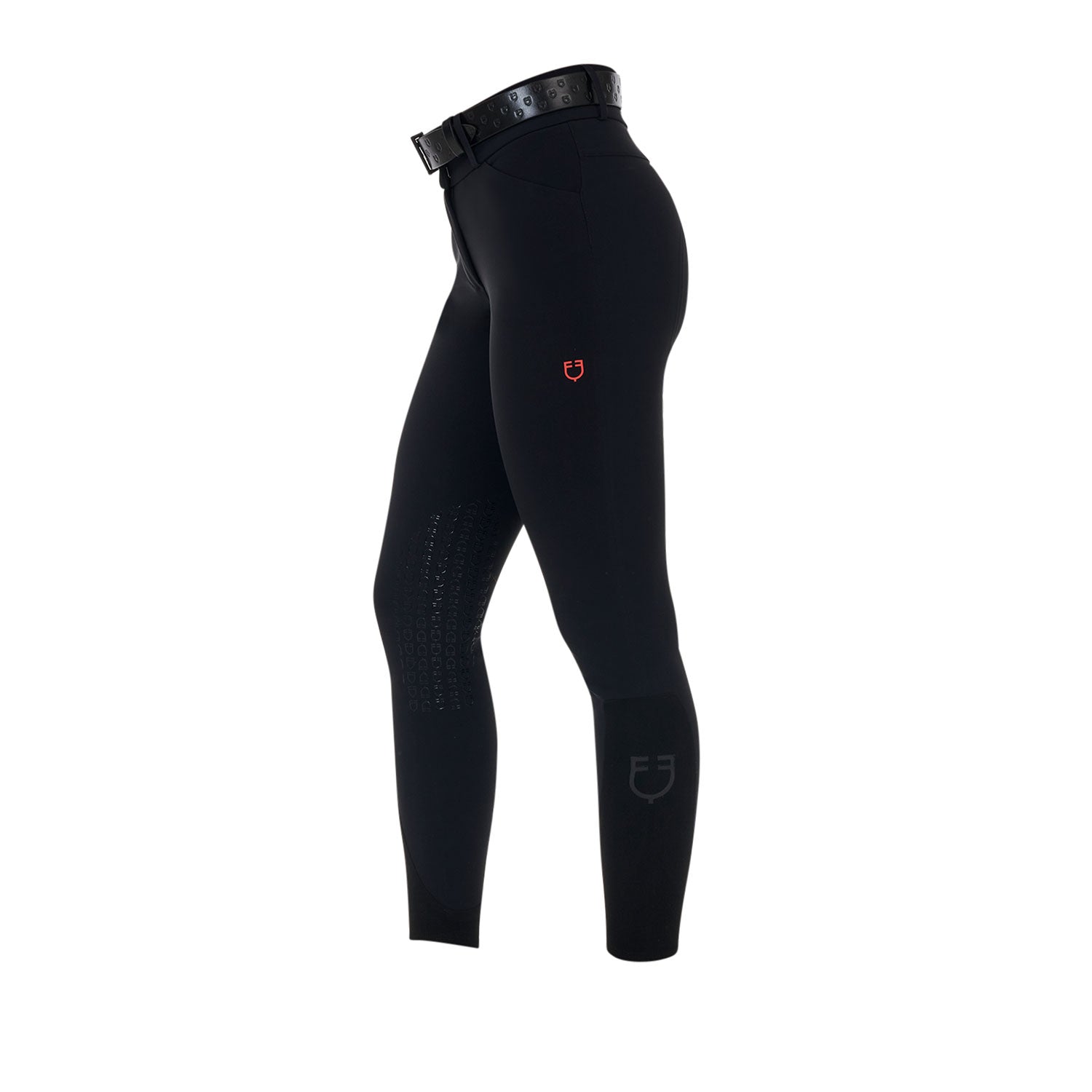 Equestro Pantalone Slim Fit Donna Vita Alta Ridertechnology Cuciture Termosaldate