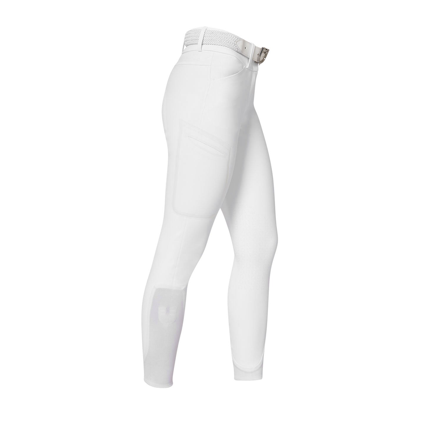 Equestro Pantalone Slim Fit Donna Vita Alta Ridertechnology Cuciture Termosaldate