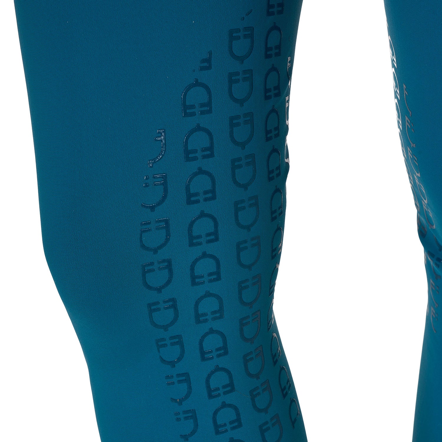 Equestro Pantaloni Donna a Vita Alta con Grip Ginocchio