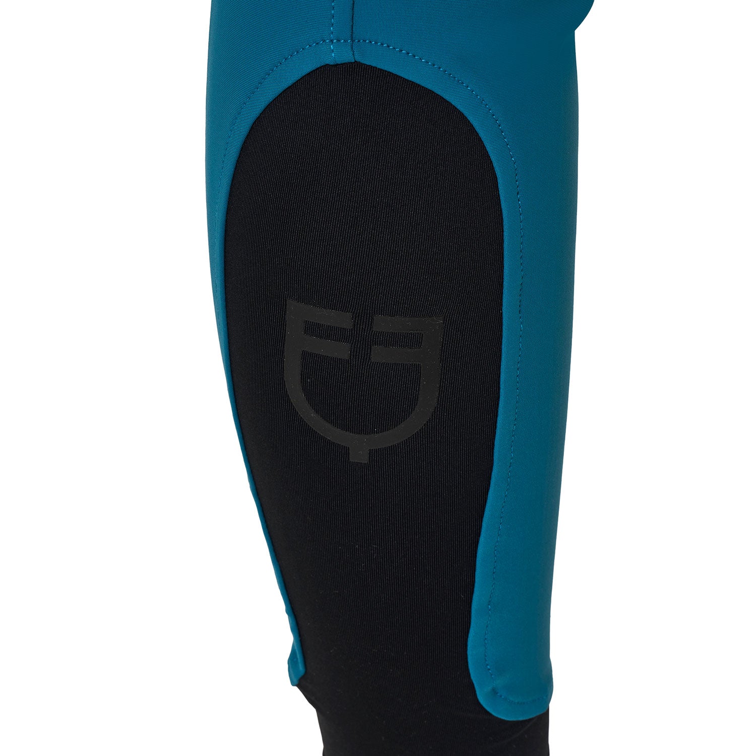 Equestro Pantaloni Donna a Vita Alta con Grip Ginocchio
