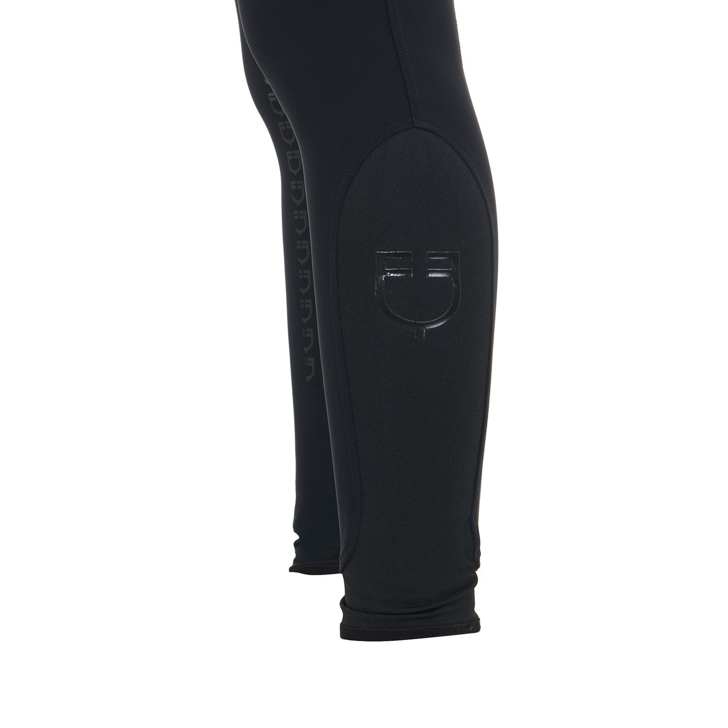 Equestro Pantaloni Donna a Vita Alta con Grip Ginocchio e Fodera in Pile