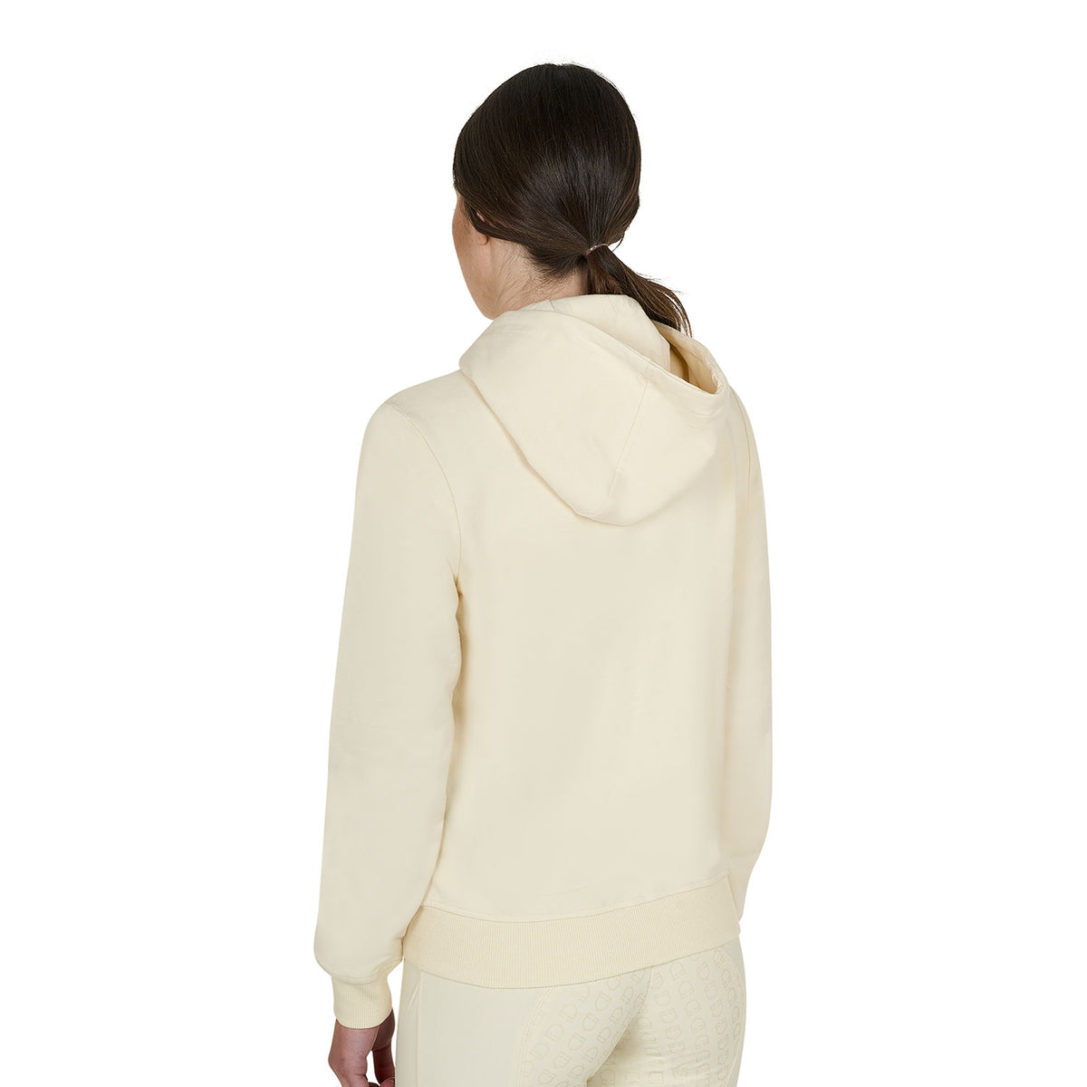 Equestro Felpa Donna con Cappuccio Regolabile e Zip