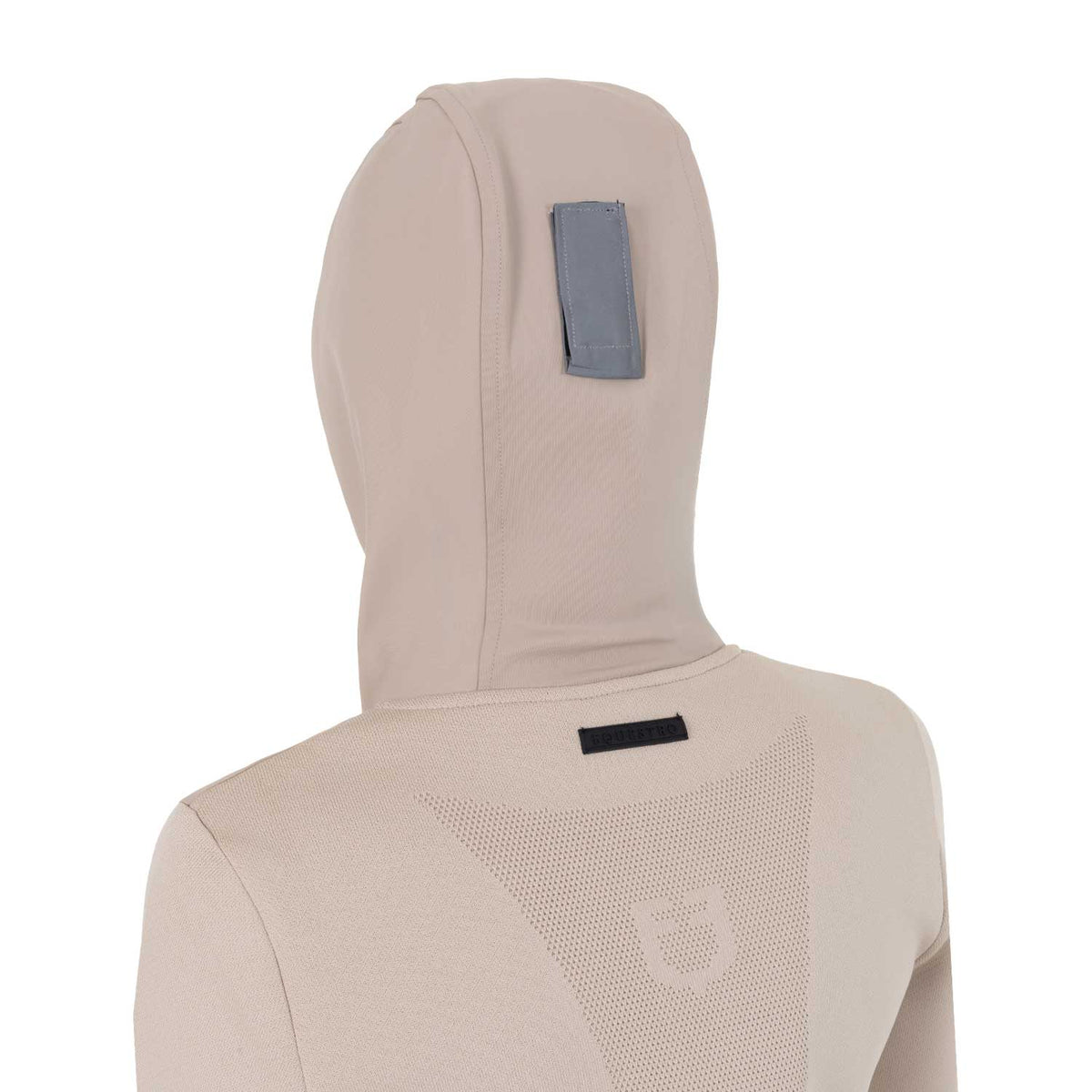 Equestro Felpa Tecnica Donna con Cappuccio e Inserti Micro Mesh