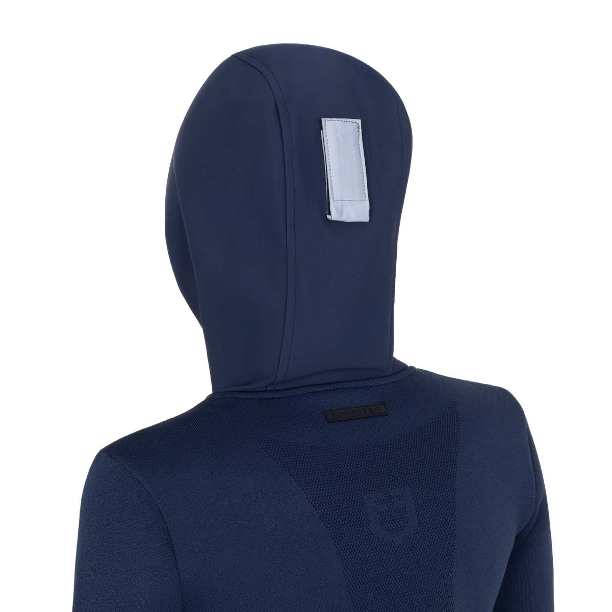 Equestro Felpa Tecnica Donna con Cappuccio e Inserti Micro Mesh